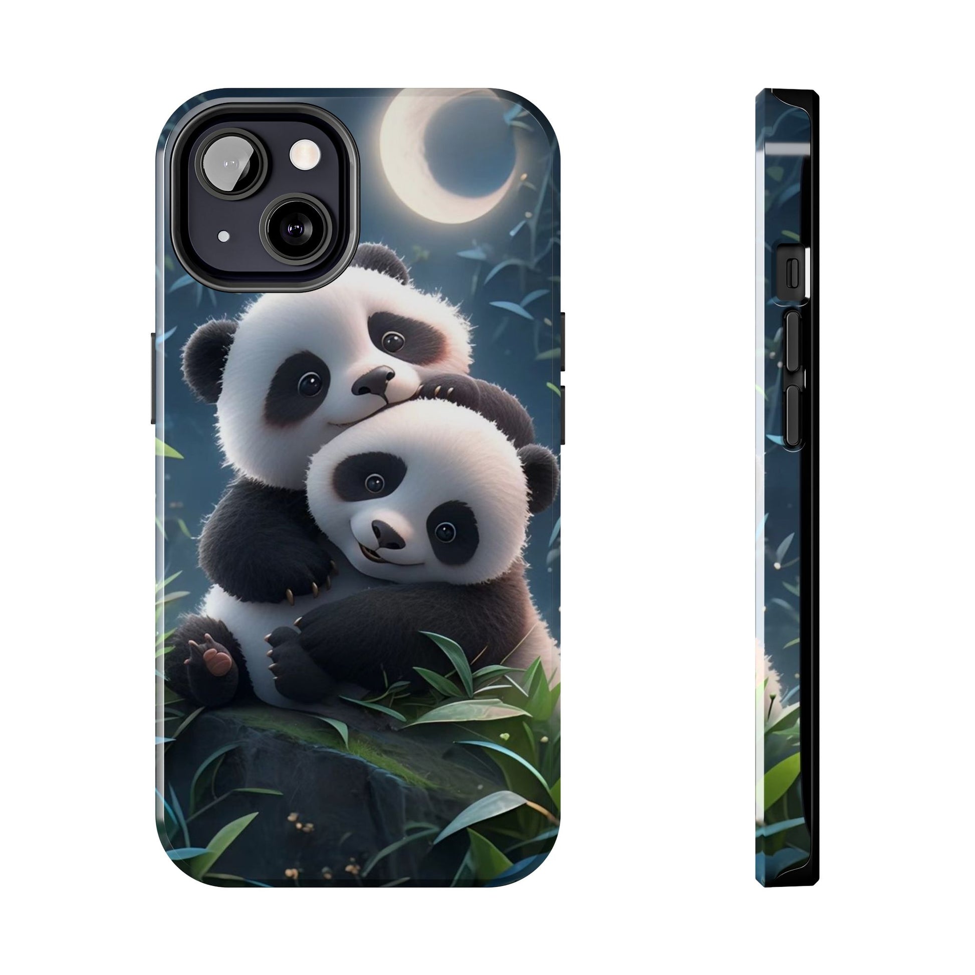 Hugging Pandas Theme Phone Cases for iPhones & Samsung Phones