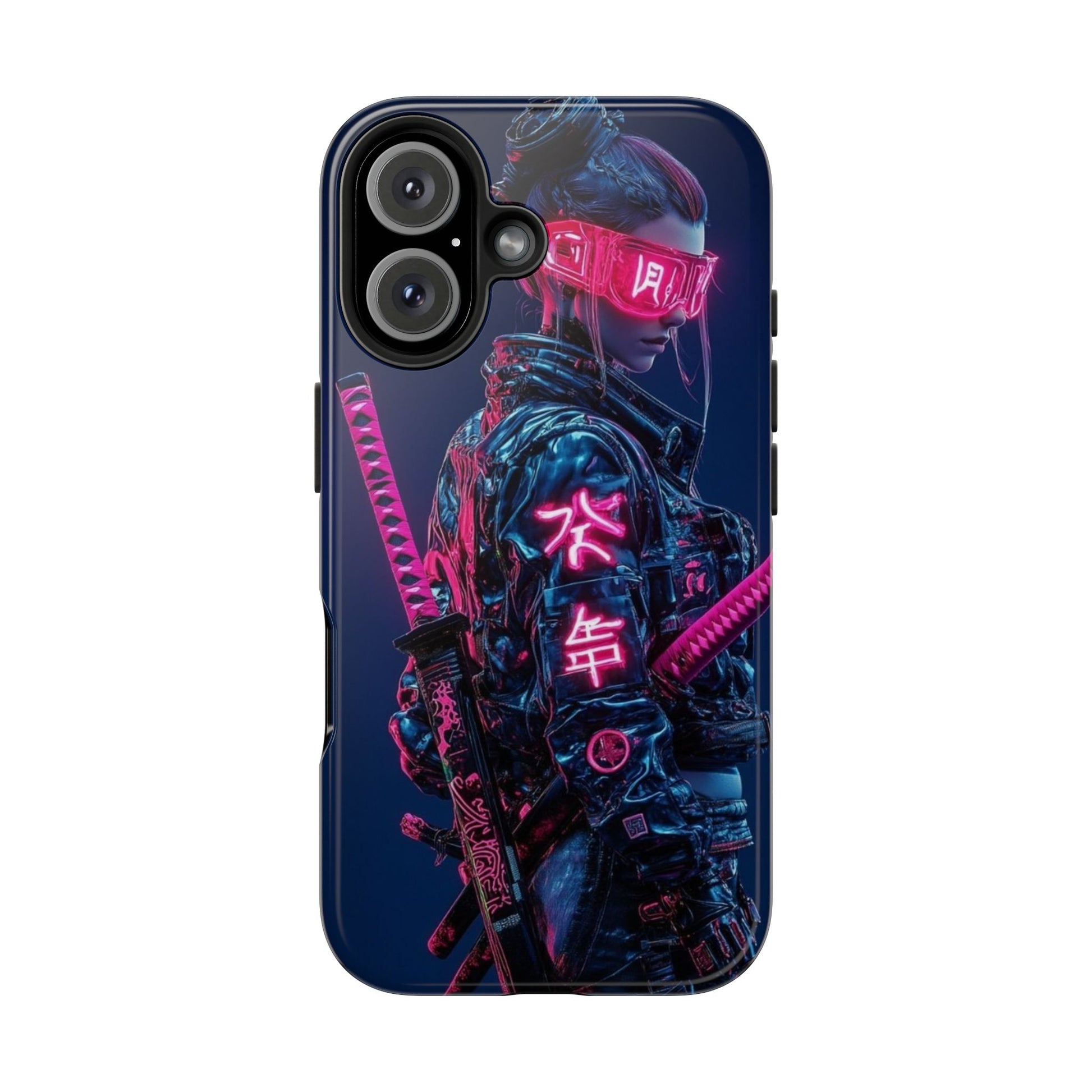 Female Cyber Ninja Warrior Phone Cases for Iphones & Samsung Phones