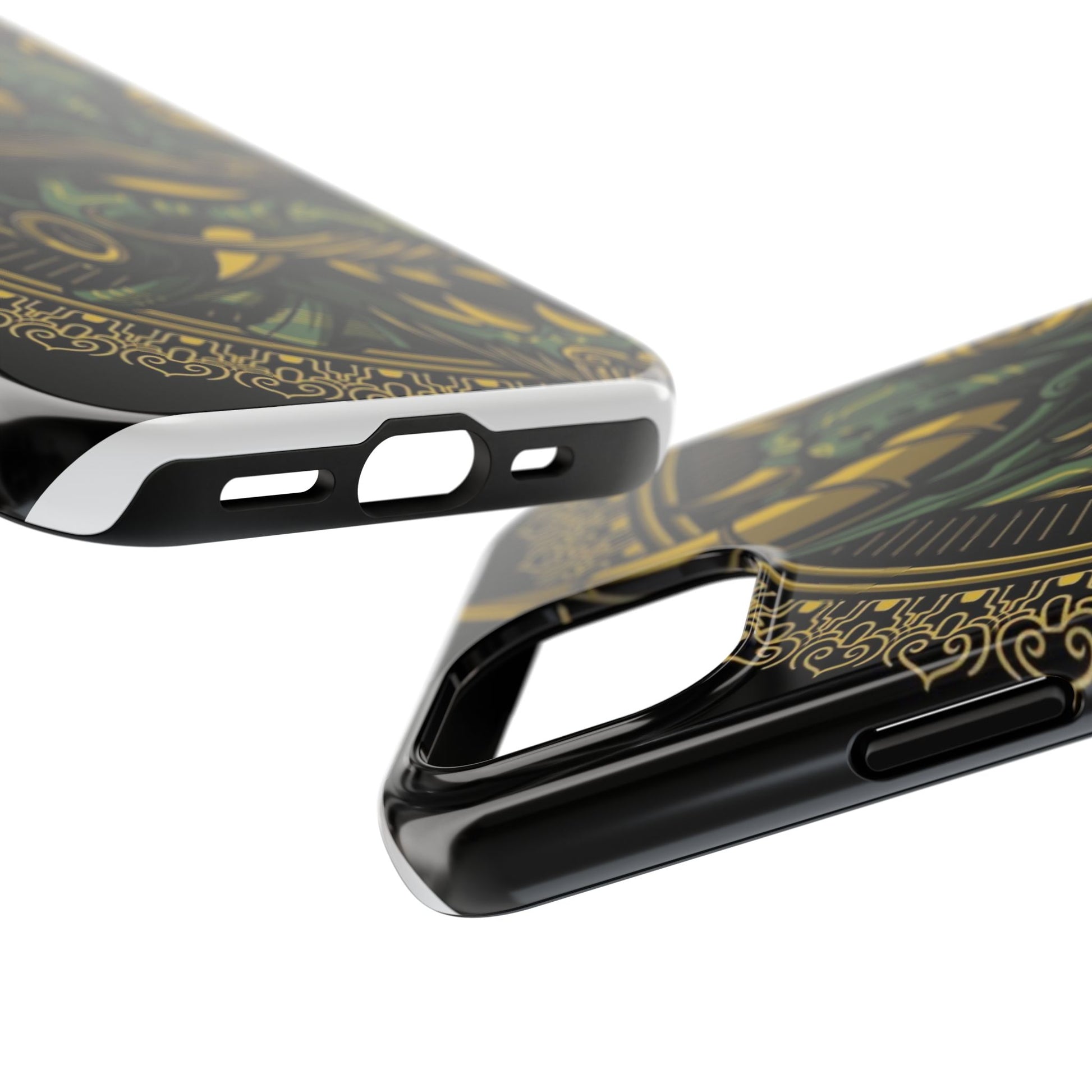 Kabuki Mask Theme Phone Cases for Iphones & Samsung Durable