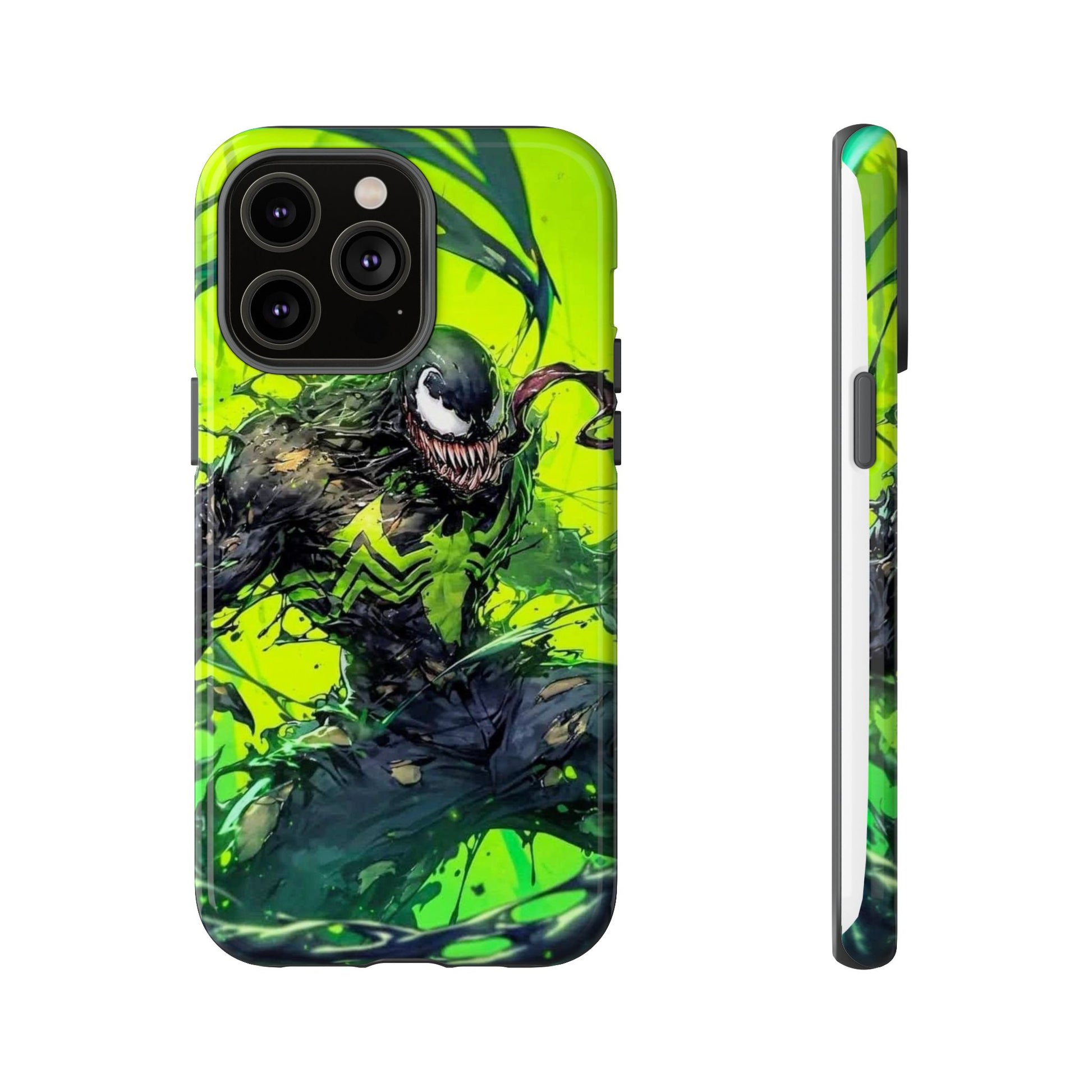 Evil Venom Phone Case, Tough Cases, Marvel Comics Phone for iPhones, Samsung, and Pixel