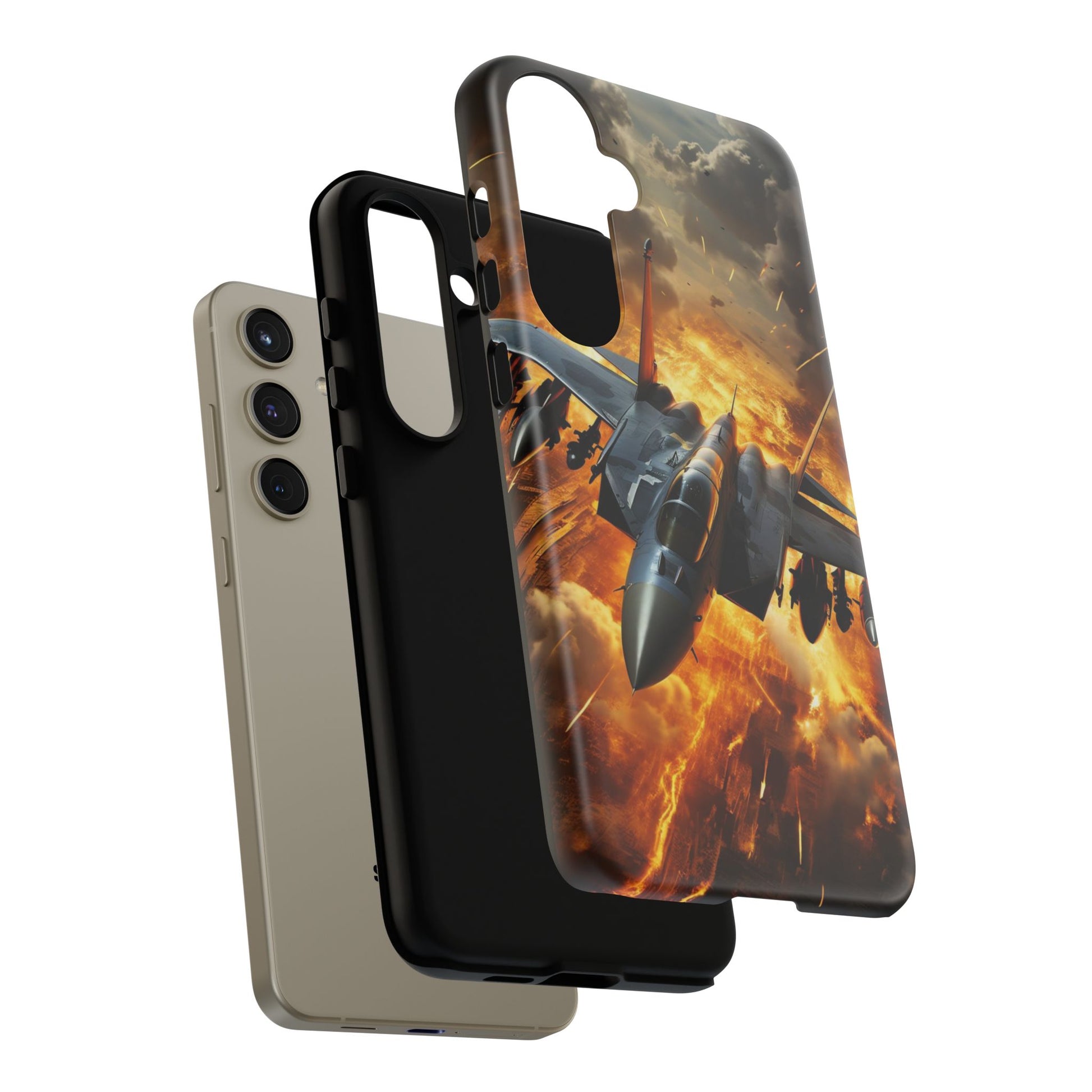 F-15 Fighter Jet Tough Cases for iPhones, Samsung, and Pixel