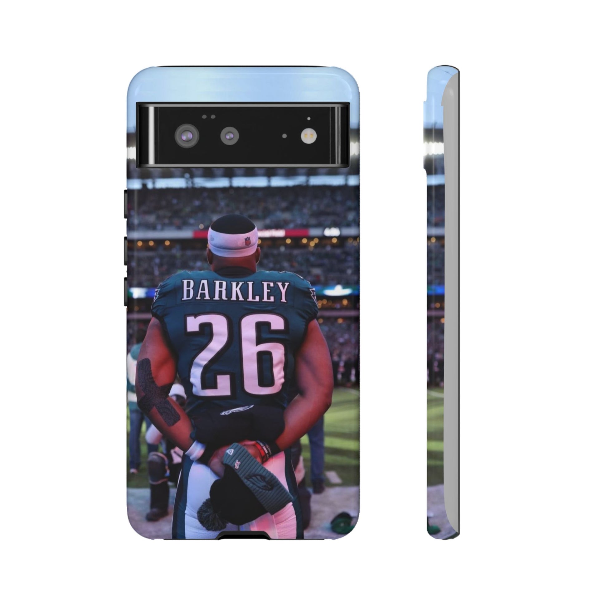 Eagles Football Saquon Barkley Tough Cases for iPhones, Samsung, and Pixel