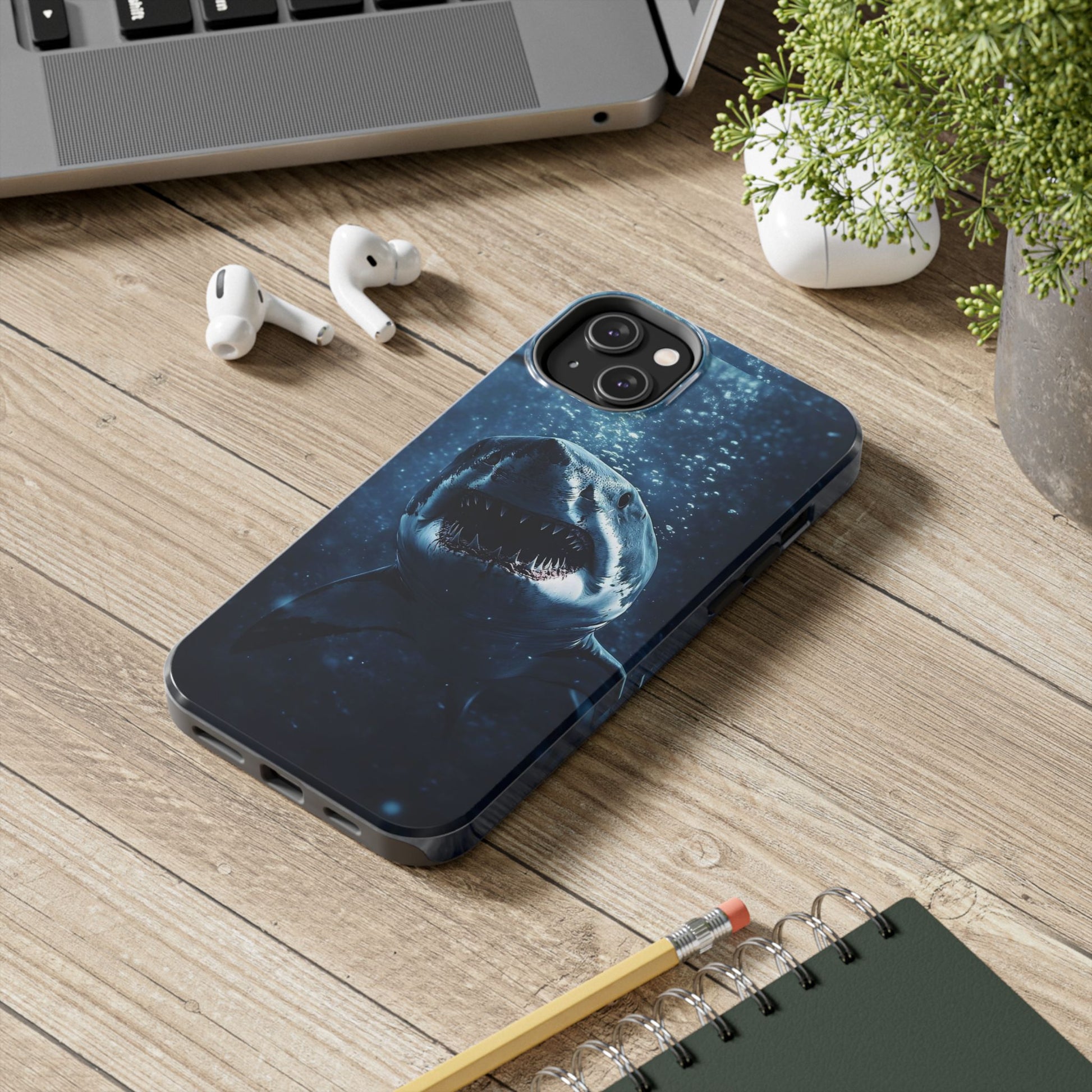 Great White Shark Theme Phone Cases for iPhones & Samsung Phones
