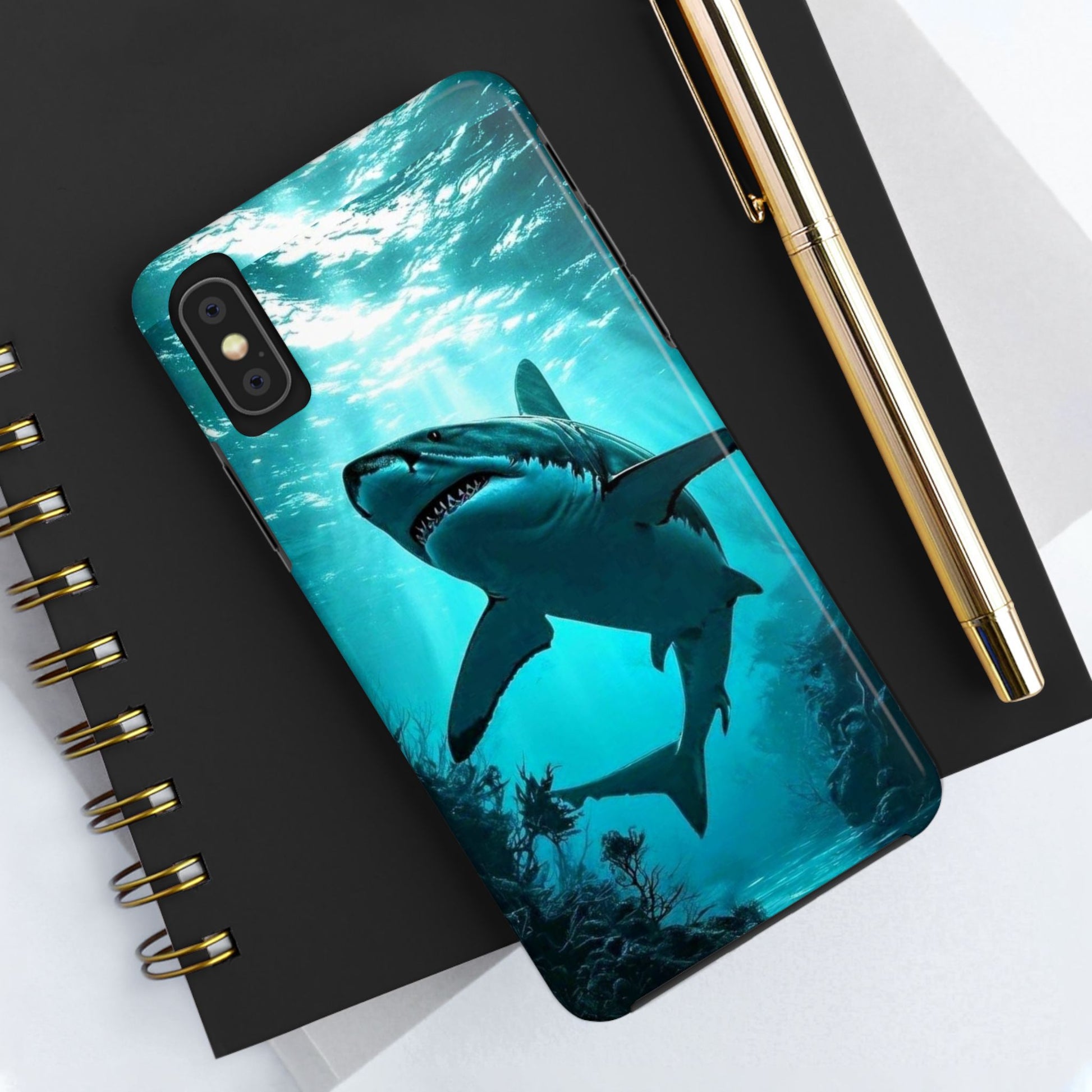 Killer Shark Theme Phone Cases for iPhones & Samsung Phones