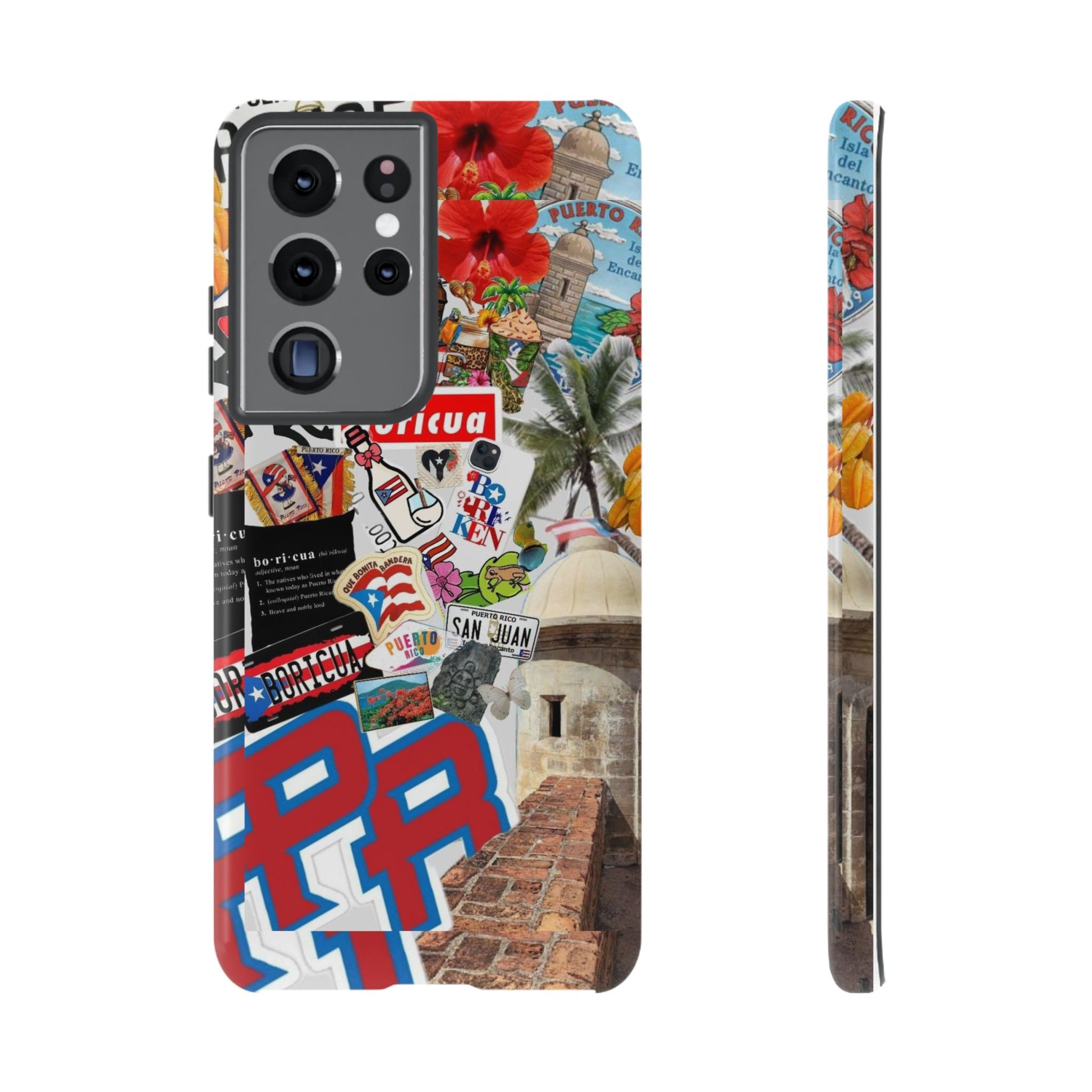 Puerto Rico Boricua Art Tough Cases for iPhones, Samsung, and Pixel
