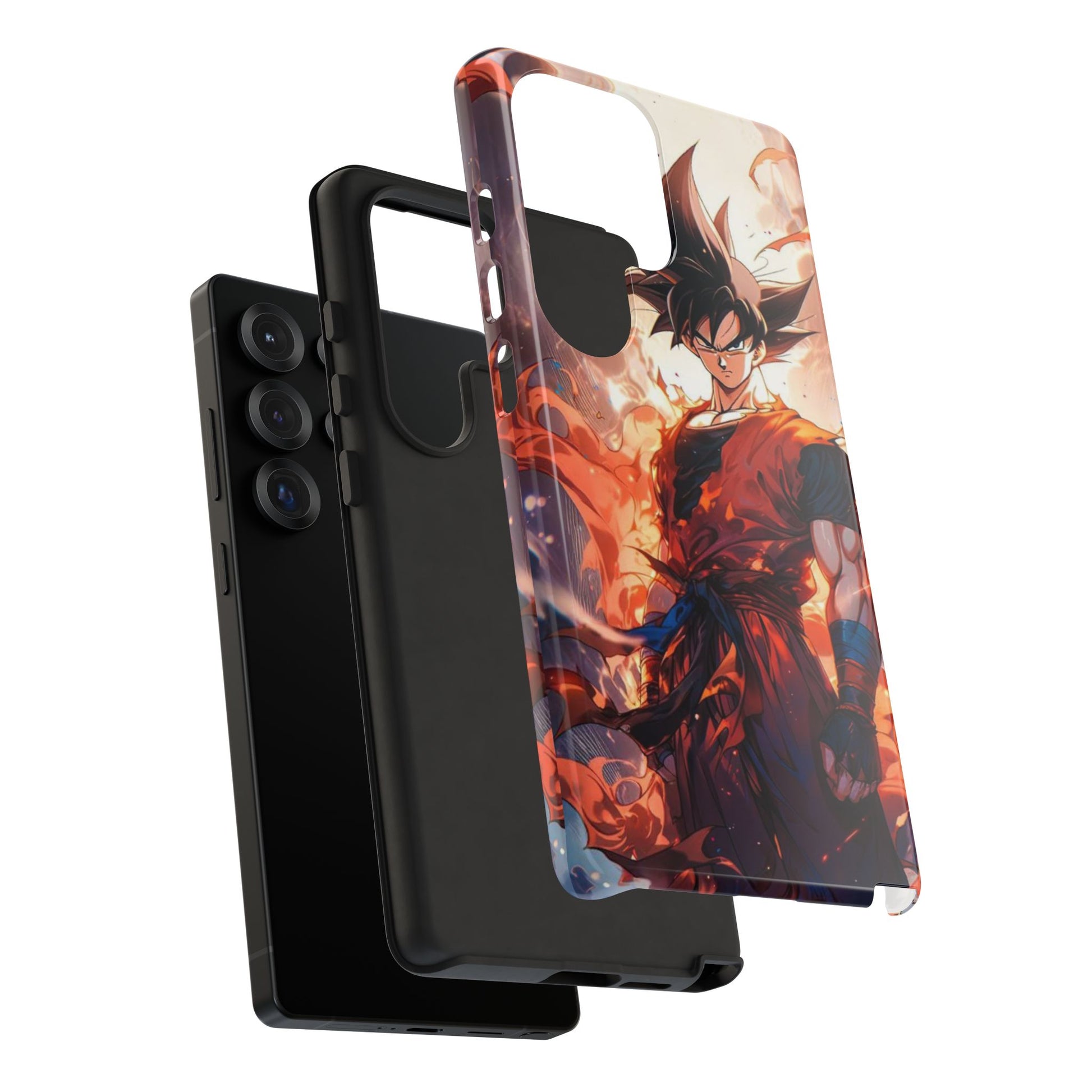 Anime Manga Dragon Ball Z Goku Tough Cases for iPhones, Samsung, and Pixel