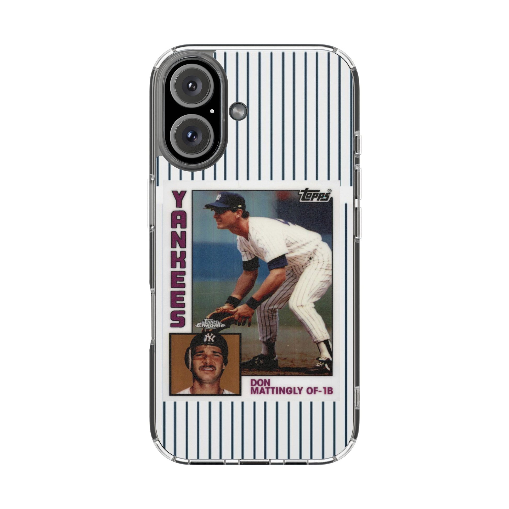 Mattingly Rookie Card Baseball inspired Protective Iphone and Samsung case