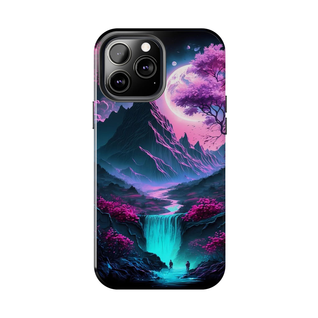 Cherry Blossoms in Japan Themed Tough Phone Cases for Iphones & Samsung Phones