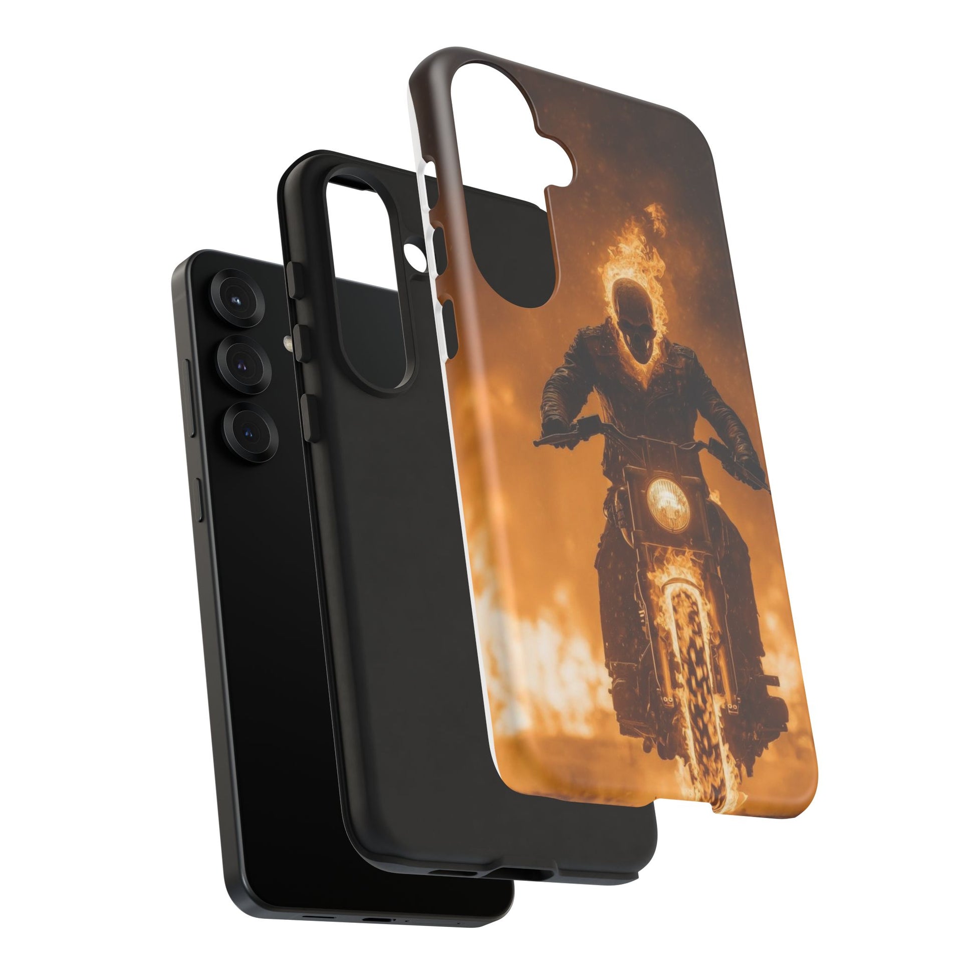 Marvel's Ghostrider Tough Cases for iPhones, Samsung, and Pixel