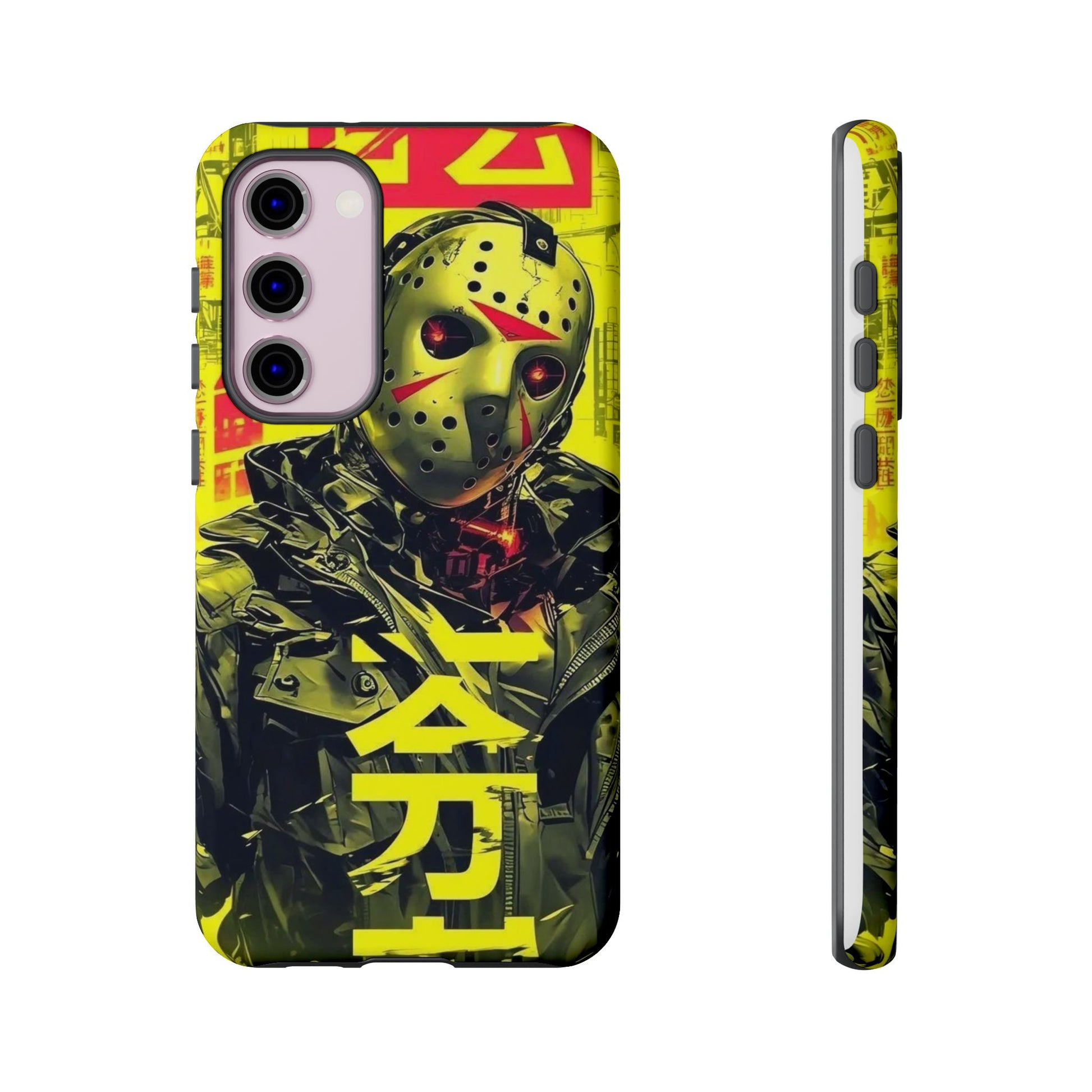 Cyberpunk X Jason Voorhees Tough Cases for iPhones, Samsung, and Pixel