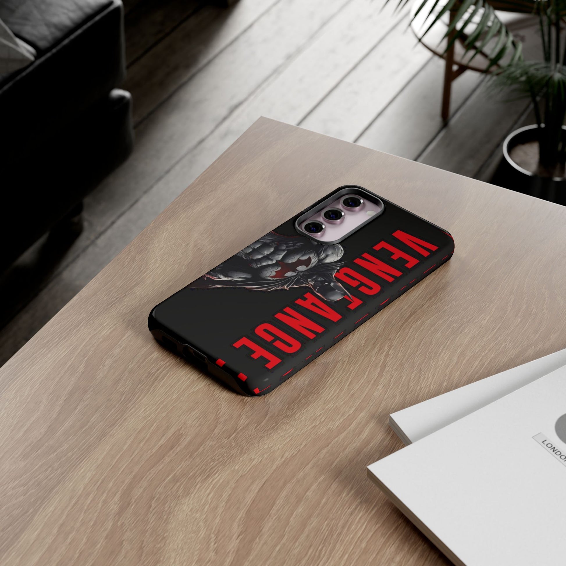 DC Comics Batman Vengence Tough Cases for iPhones, Samsung, and Pixel