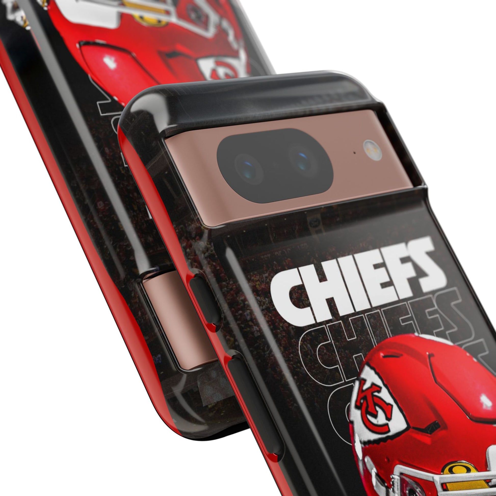 Kansas City Chiefs Football Helmet Logo Tough Cases for iPhones, Samsung, and Pixel