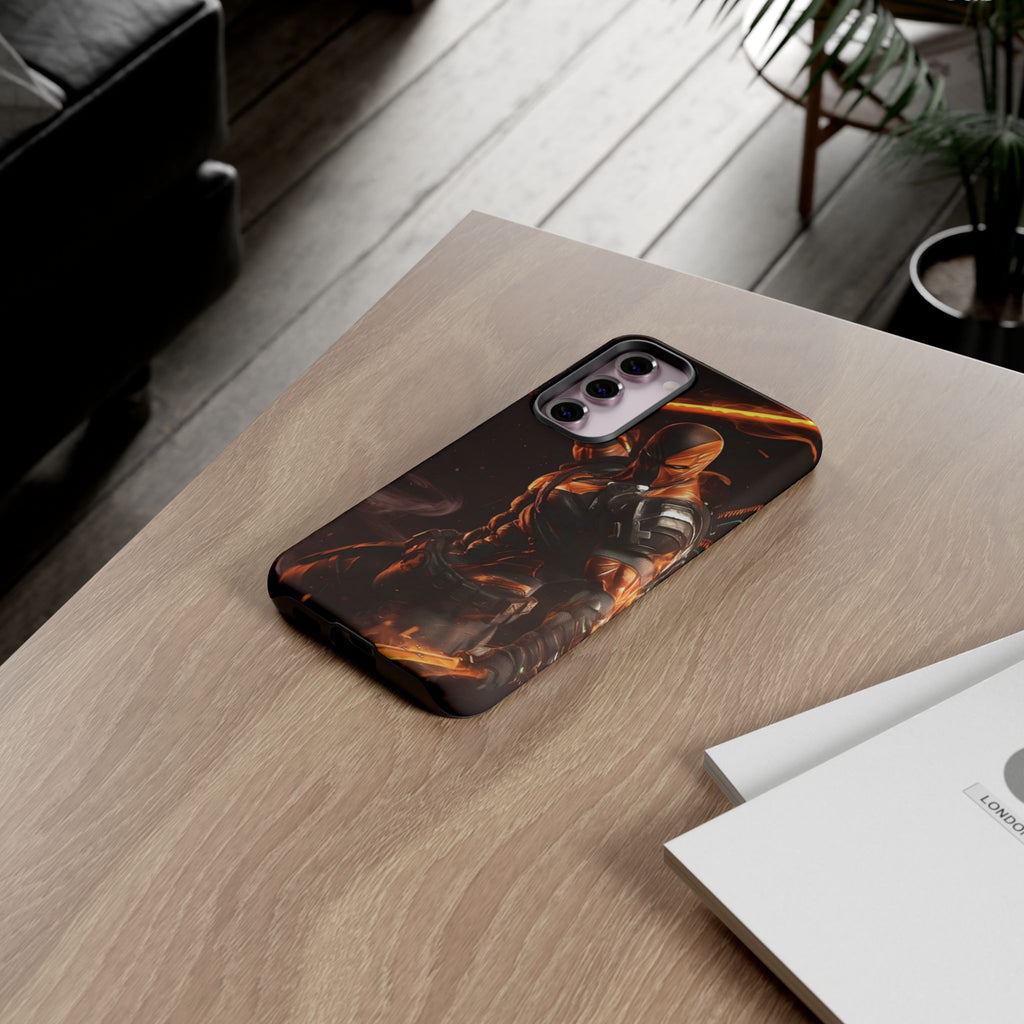 DC Comics Death Stroke Tough Cases for iPhones, Samsung, and Pixel
