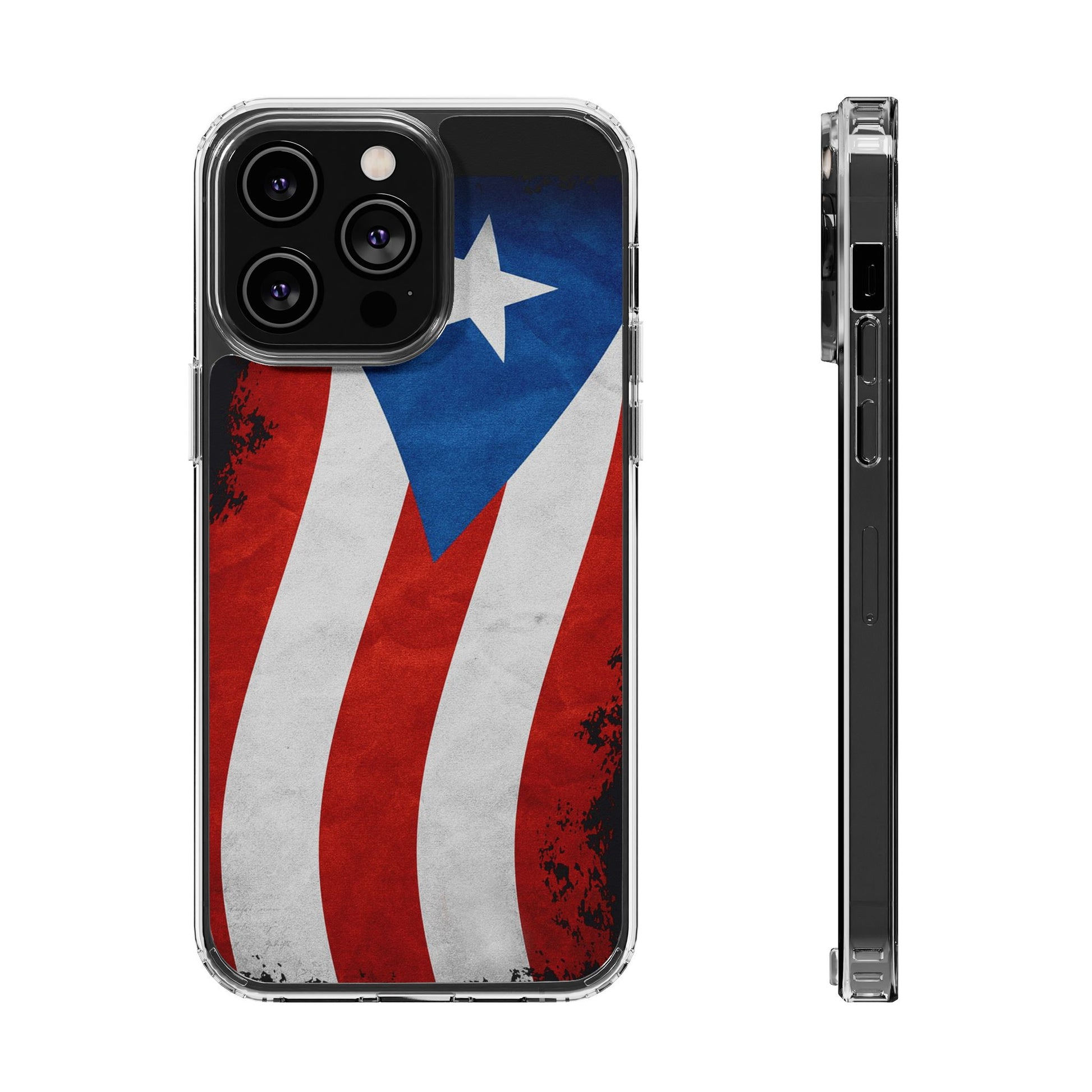 Puerto Rican Flag Art Inspired Iphone and Samsung Protective case