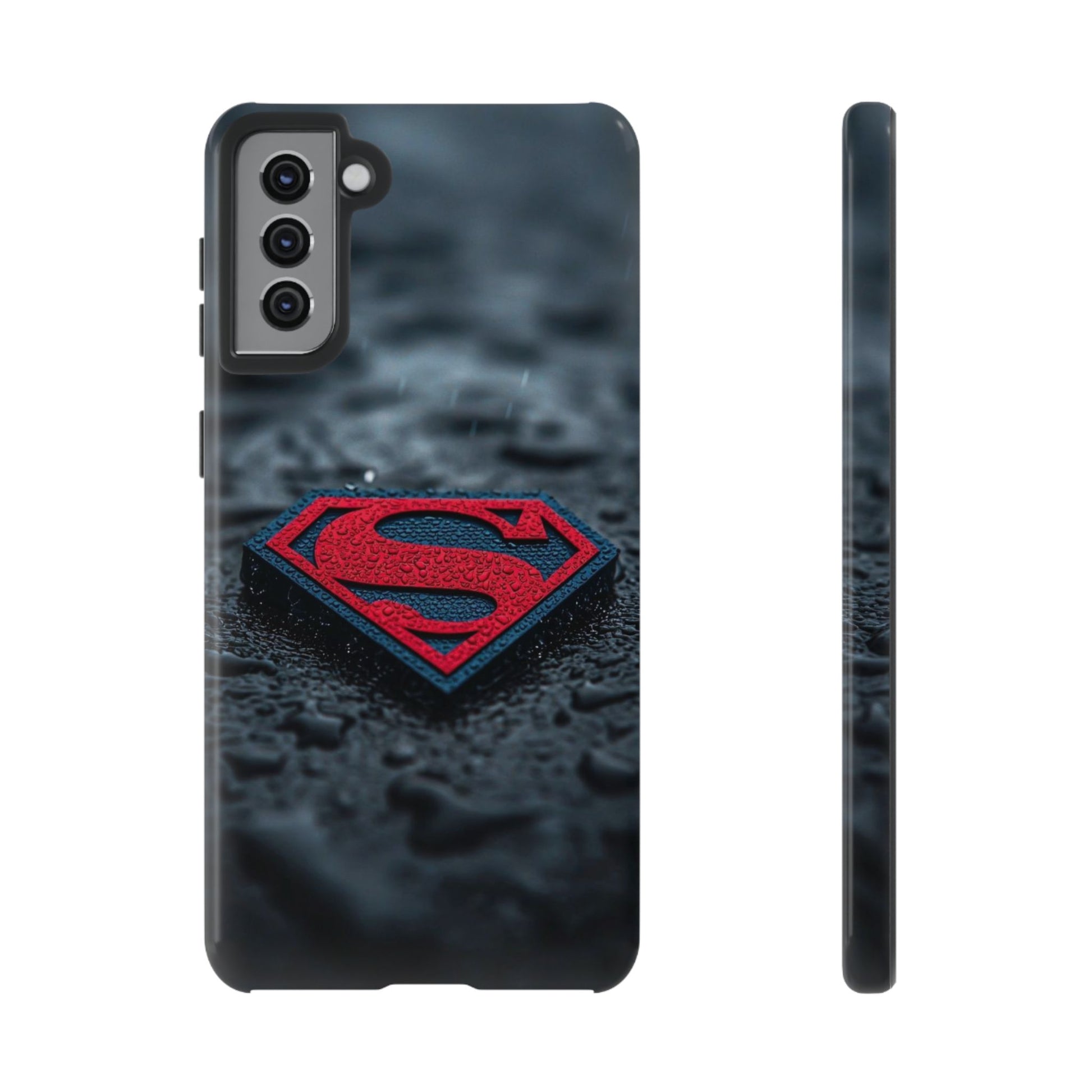 Superman Logo Tough Cases for iPhones, Samsung, and Pixel
