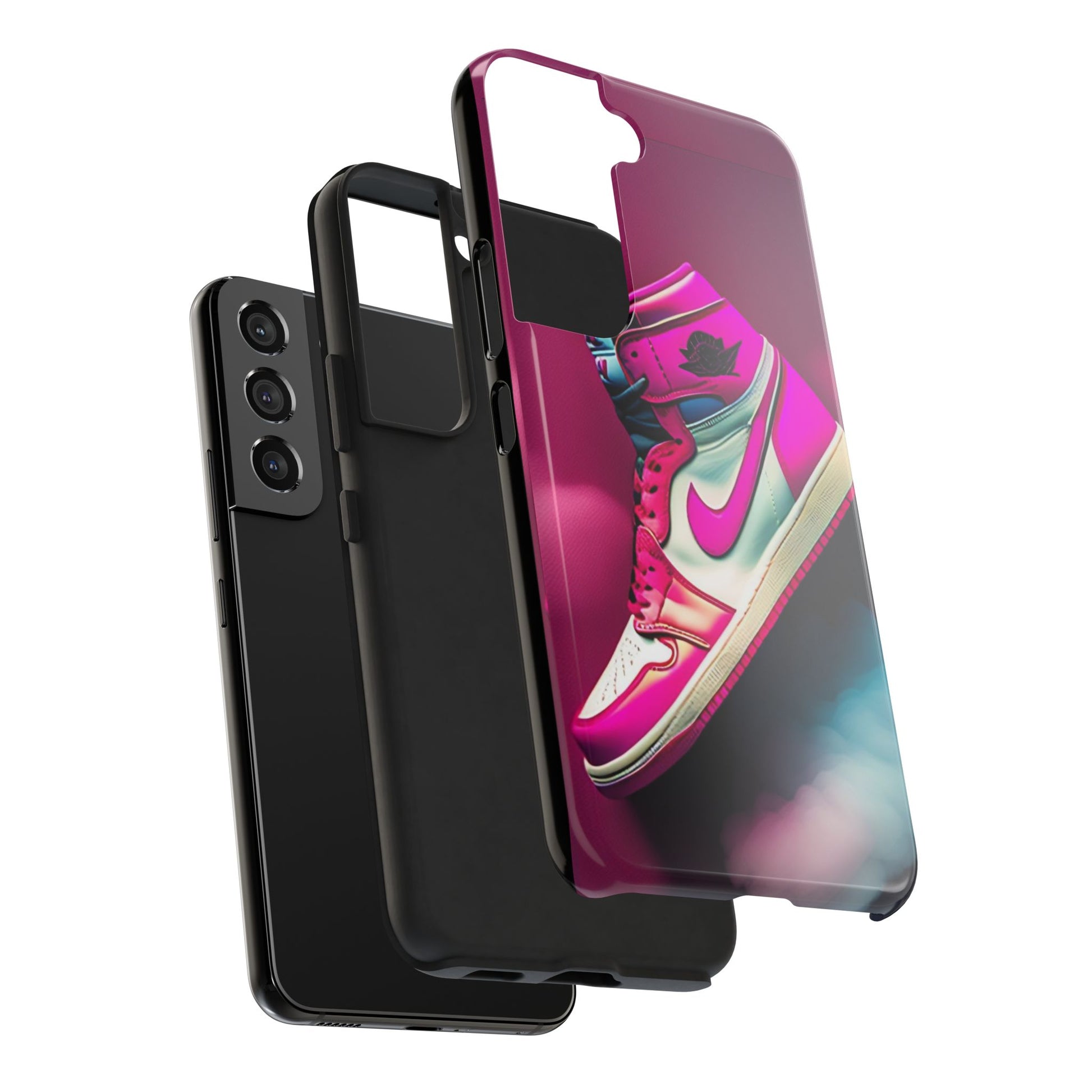 Pink Jordan Sneakers Phone Cases for iPhones & Samsung Phones