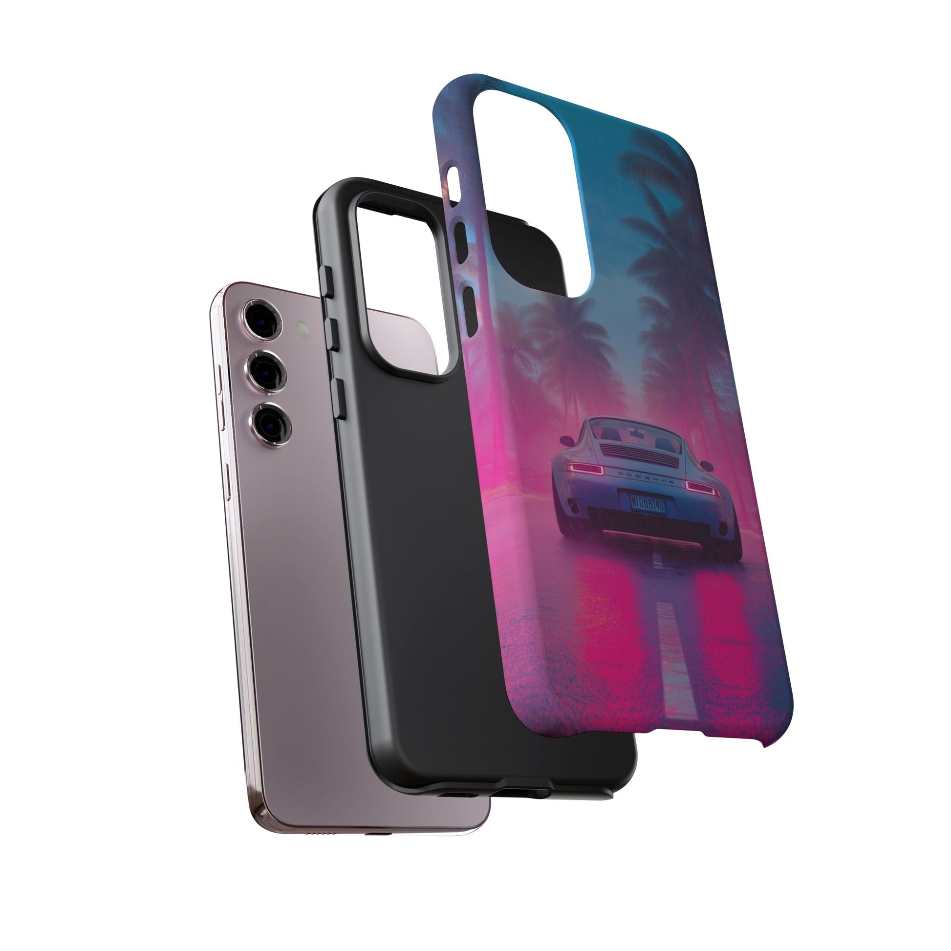 Miami Vice Porsche Phone Case for iPhone, Samsung Galaxy, & Pixel Phones