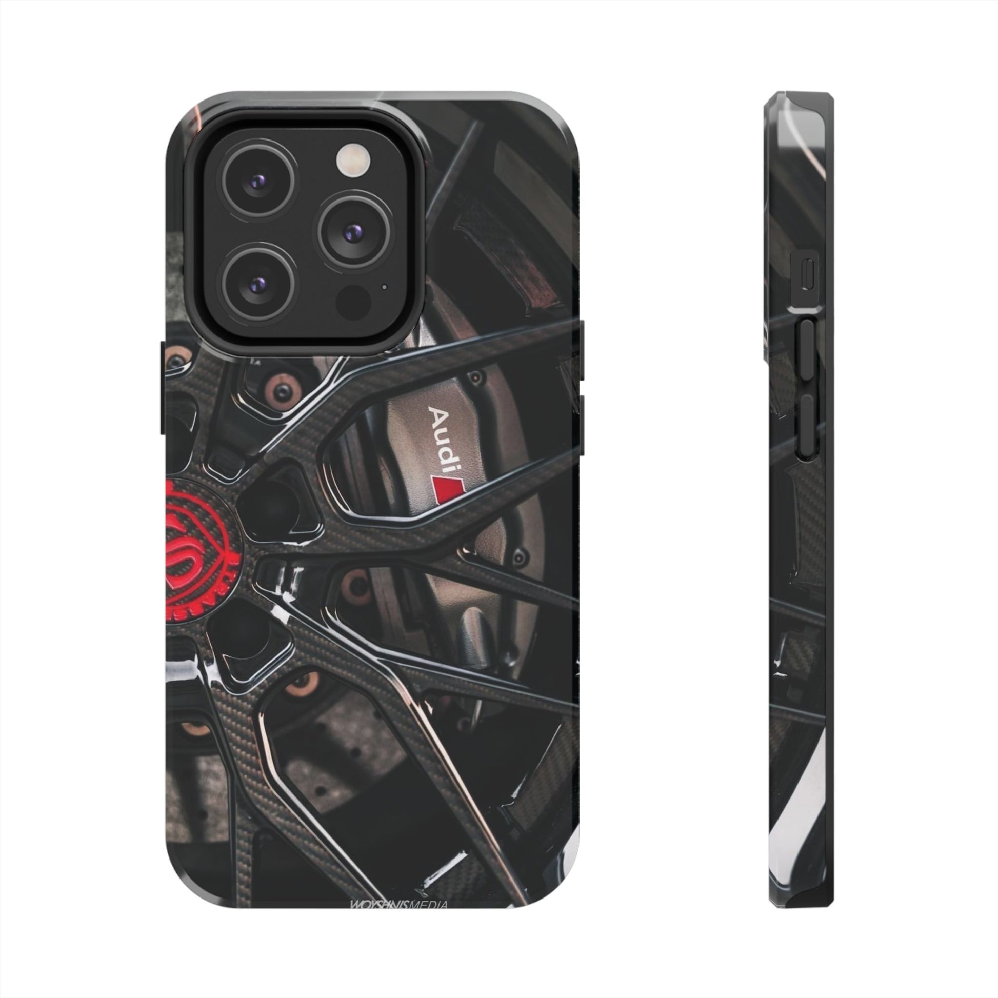 Audi Racing wheels Sports Car Phone Cases for Iphones & Samsung Phones