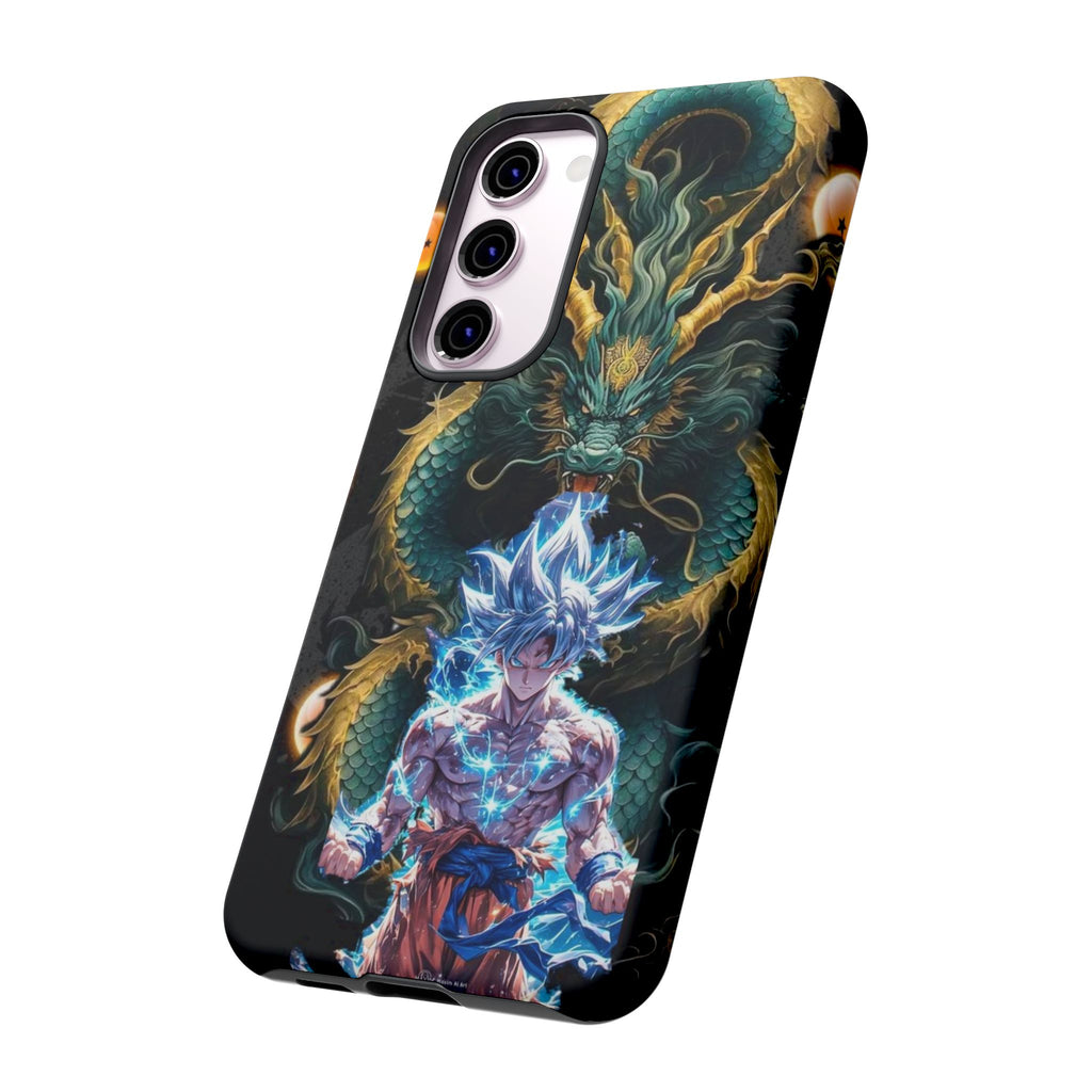 Anime Goku x Shenron Dragonball Z Tough Cases for iPhones, Samsung, and Pixel