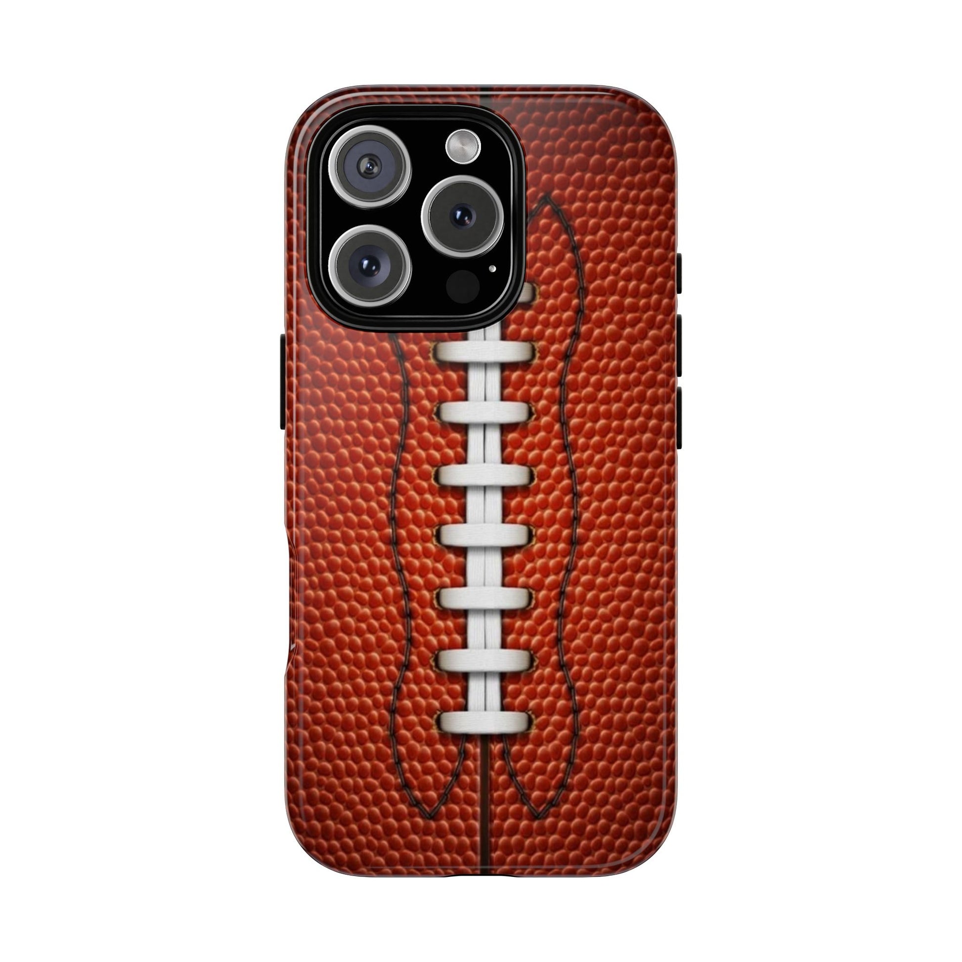 Football Pigskin Print Tough Cases for iPhones, Samsung, and Pixel