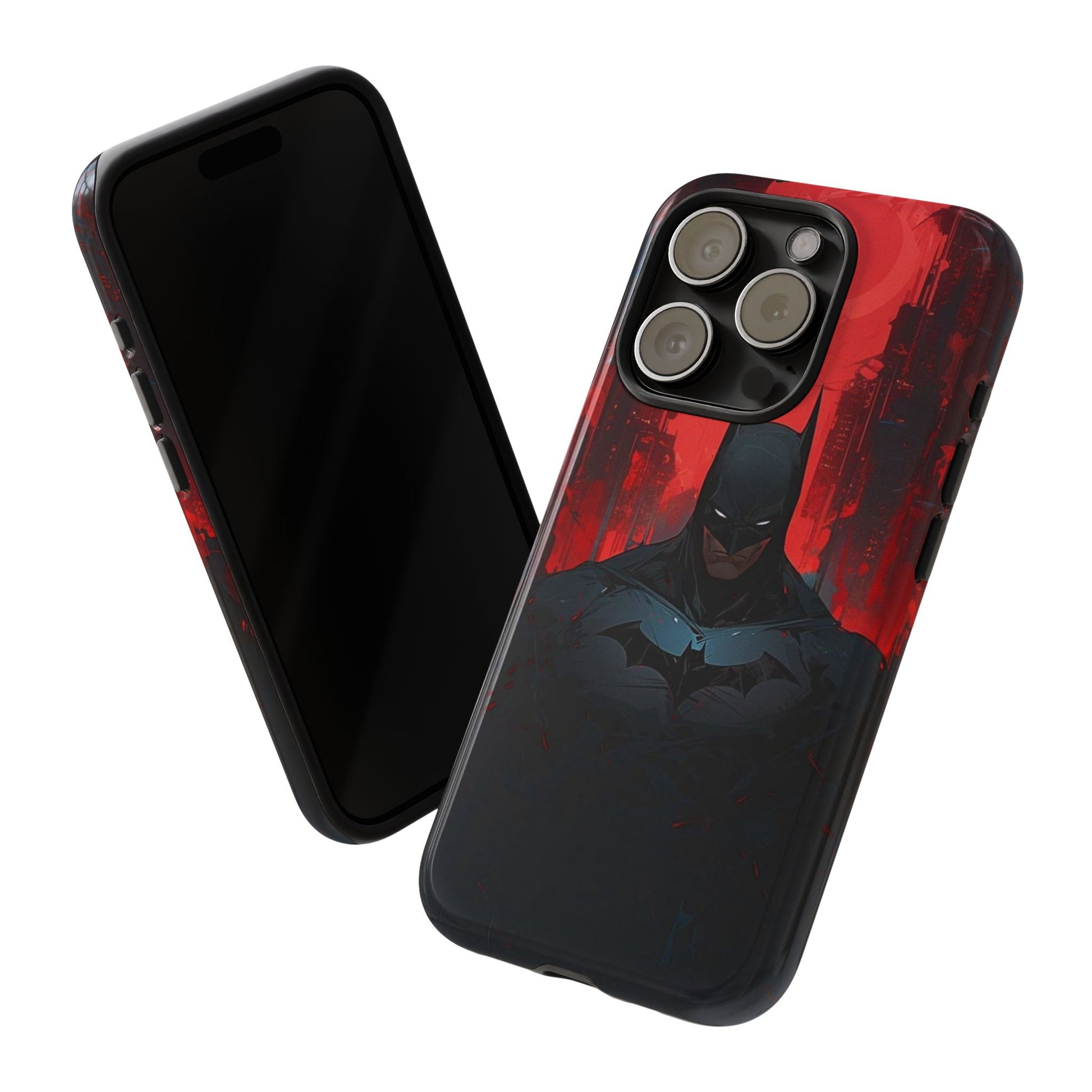 The Dark Knight Batman Tough Cases for iPhones, Samsung, and Pixel