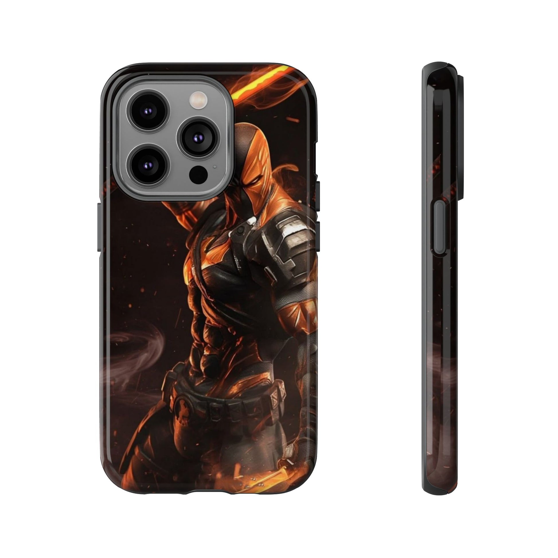 DC Comics Death Stroke Tough Cases for iPhones, Samsung, and Pixel