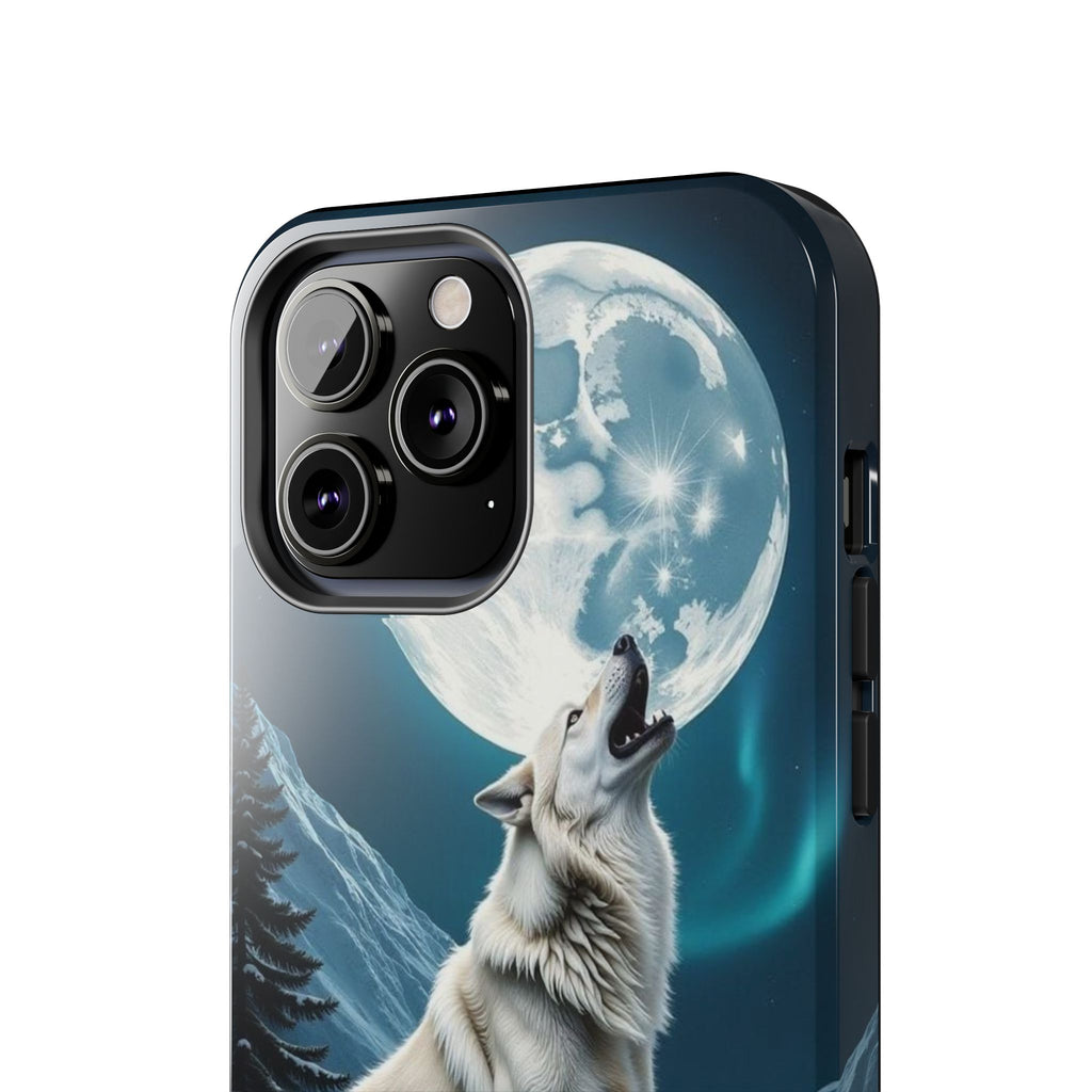 Howling Wolf Theme Phone Cases for iPhones & Samsung Phones