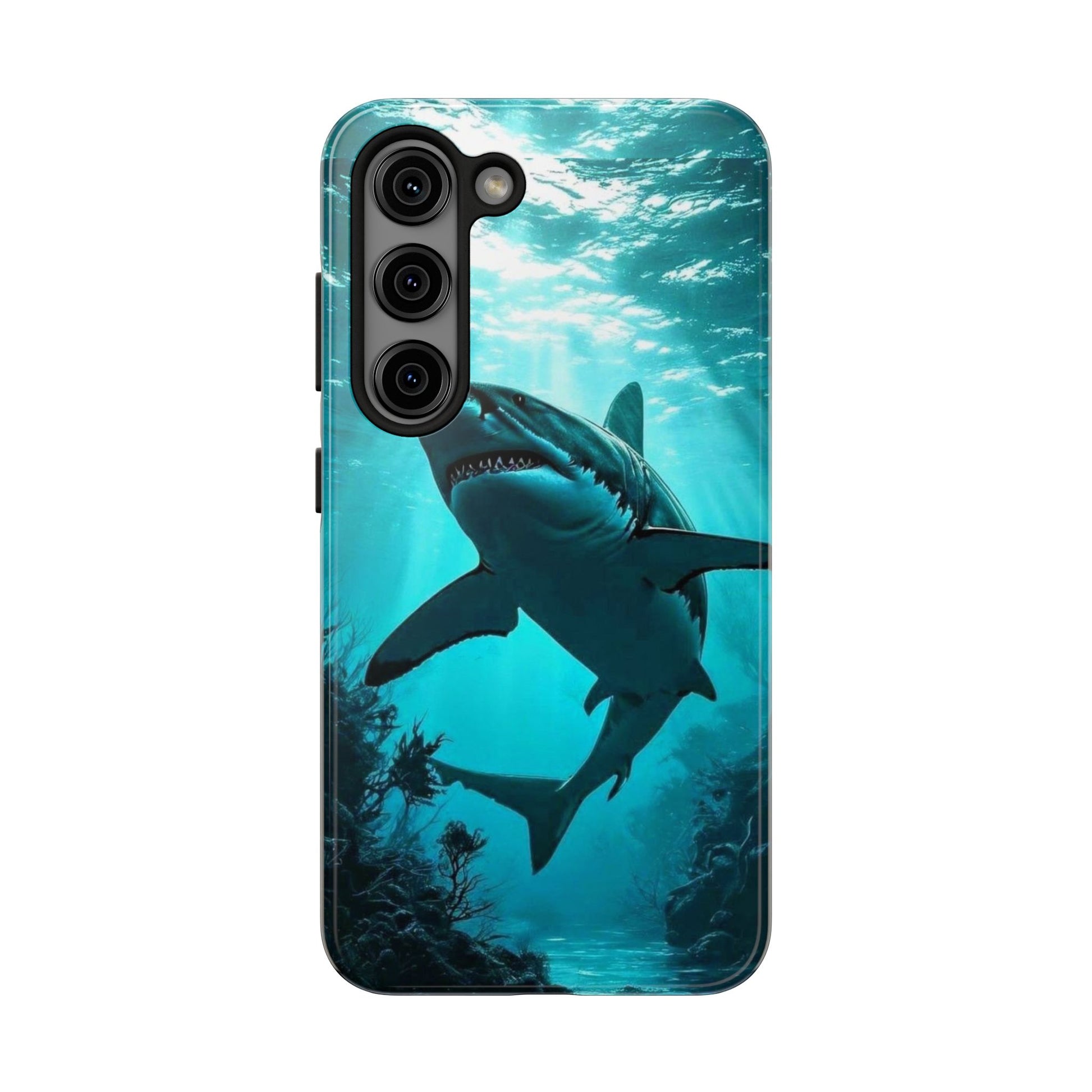 Killer Shark Theme Phone Cases for iPhones & Samsung Phones