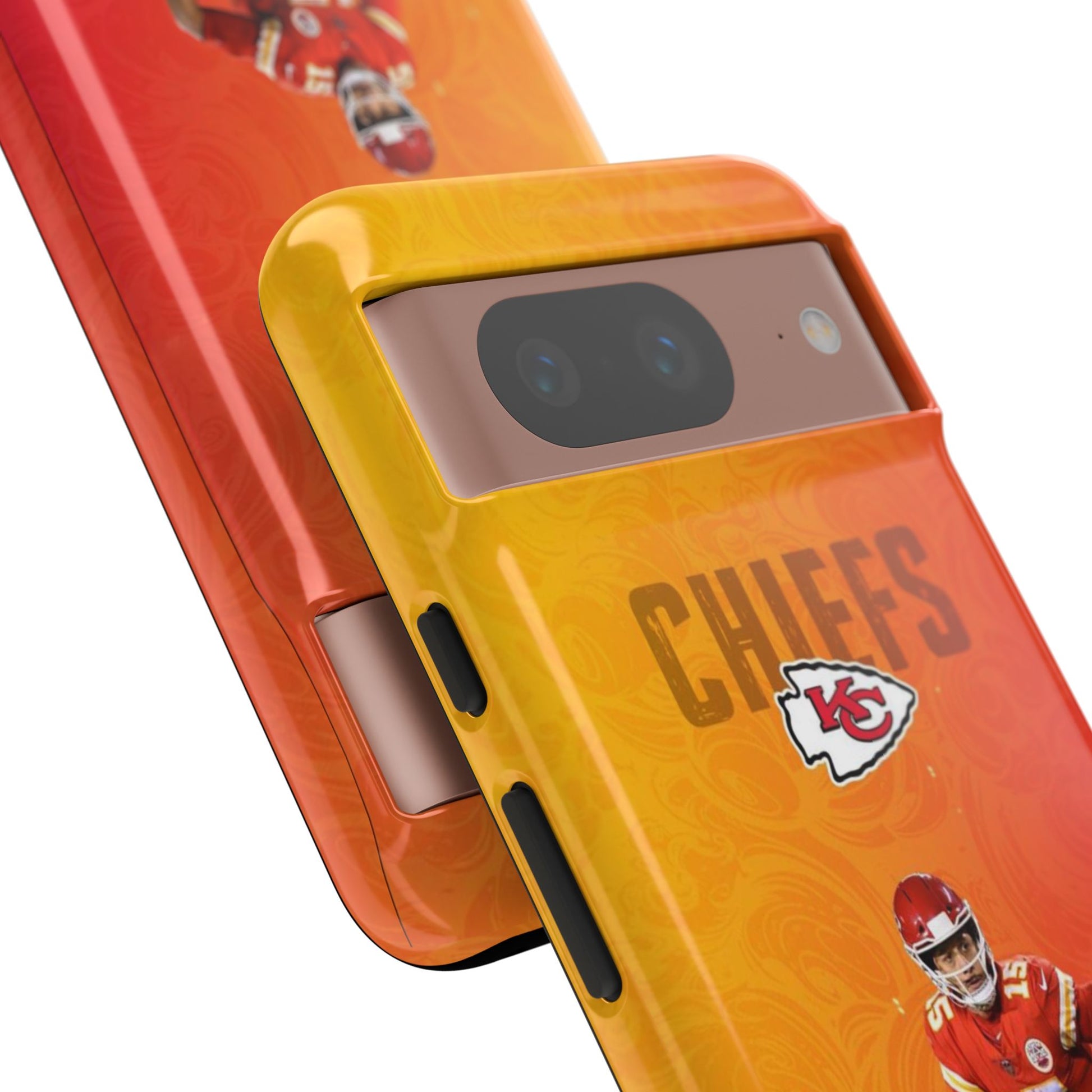Kansas City Chiefs Patrick Mahomes Football Tough Cases for iPhones, Samsung, and Pixel