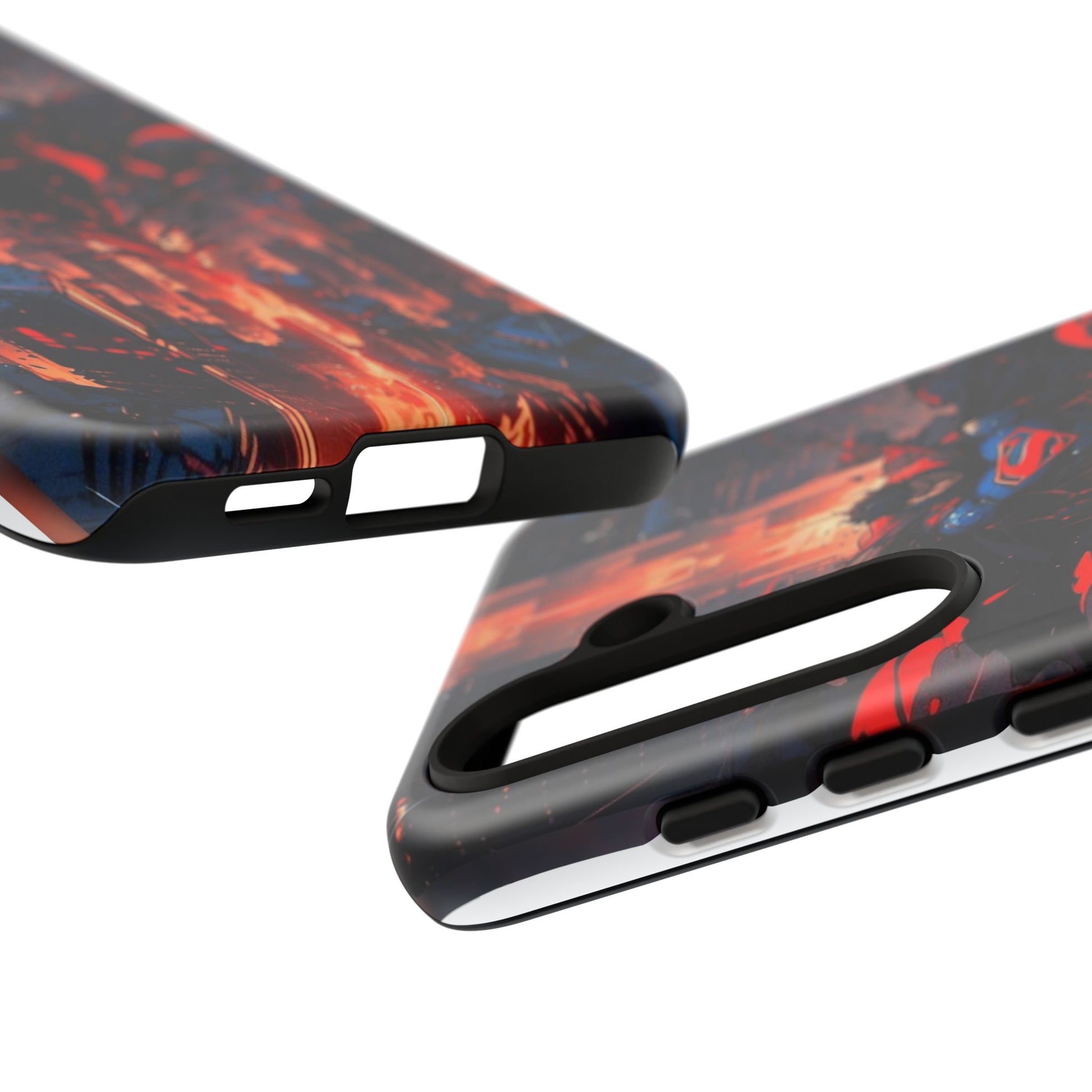 Anime Superman Tough Cases for iPhones, Samsung, and Pixel