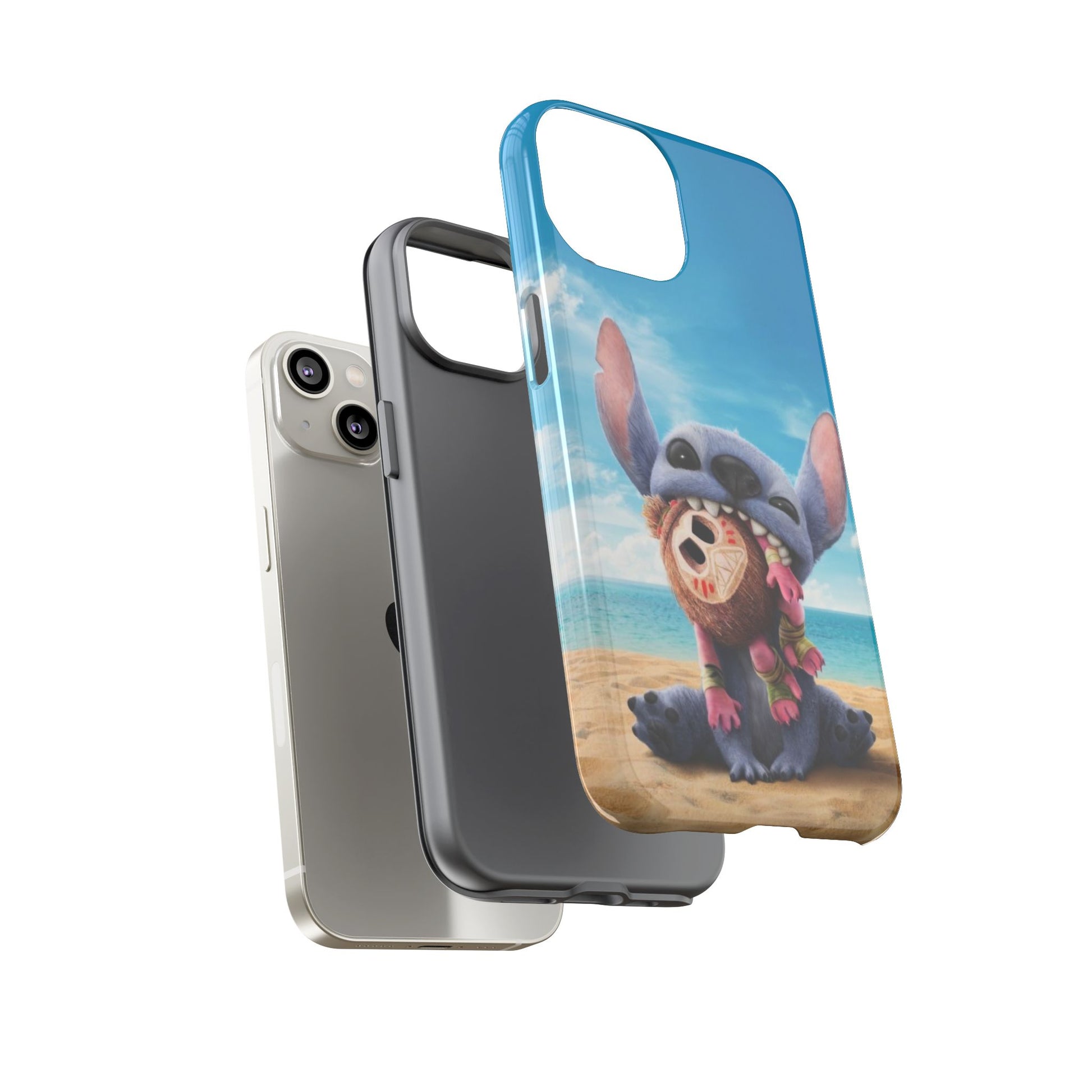 Stitch Beach Sunset Landscape Phone Case for iPhone, Samsung Galaxy, & Pixel Phones
