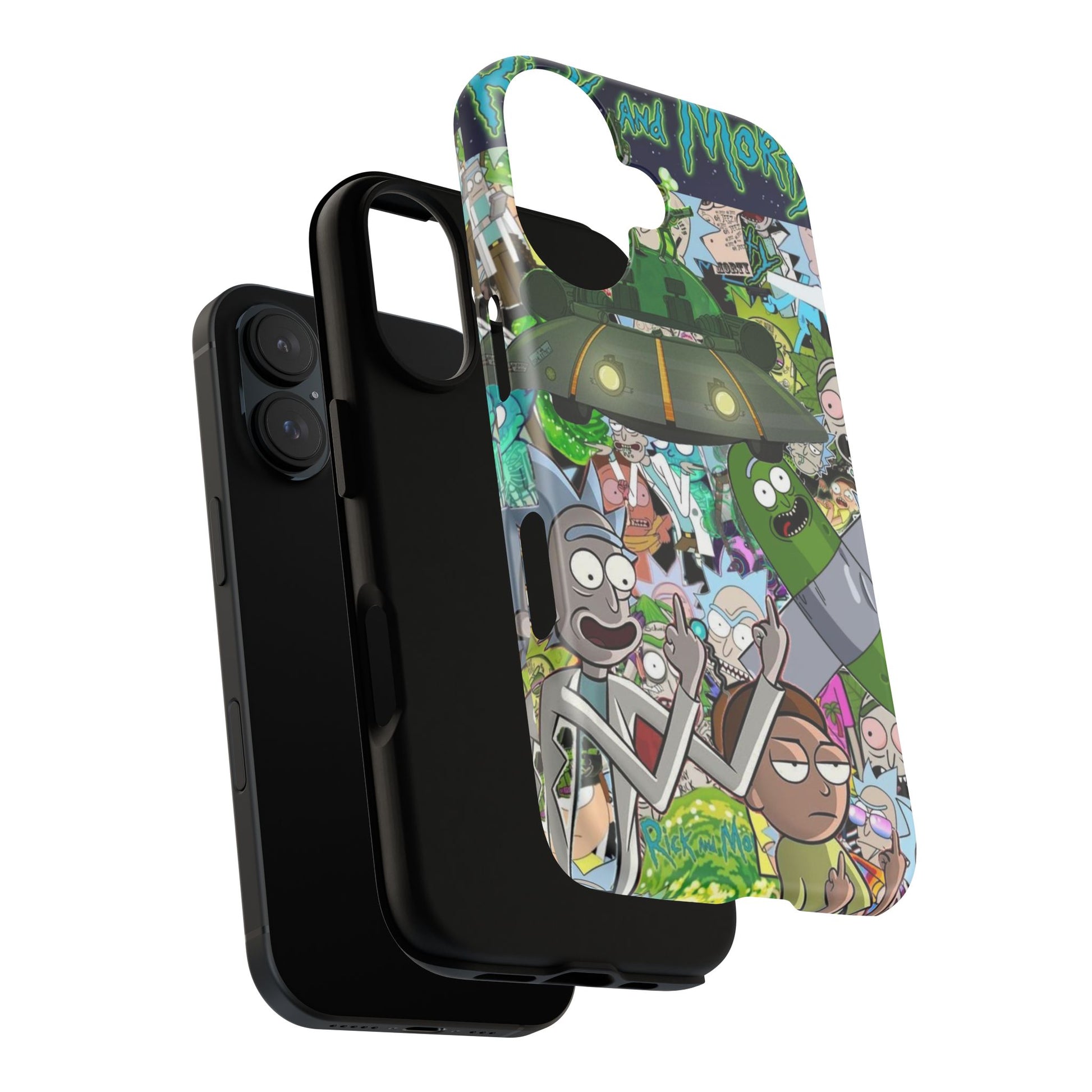 Rick and Morty Phone Case, Tough Cases for iPhones, Samsung, and Pixel