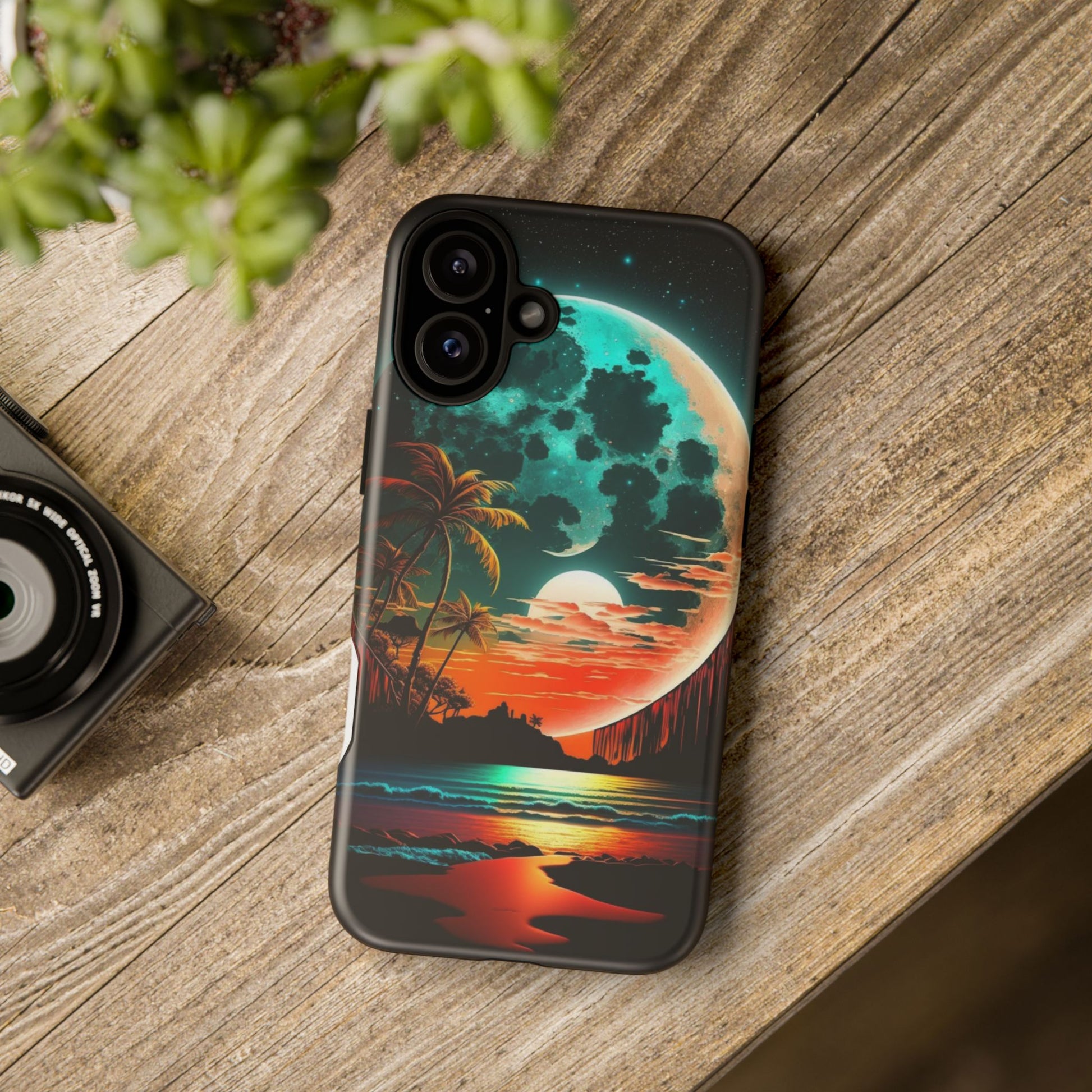 Fantasy Beach Sunset Landscape Phone Case for iPhone, Samsung Galaxy, & Pixel Phones