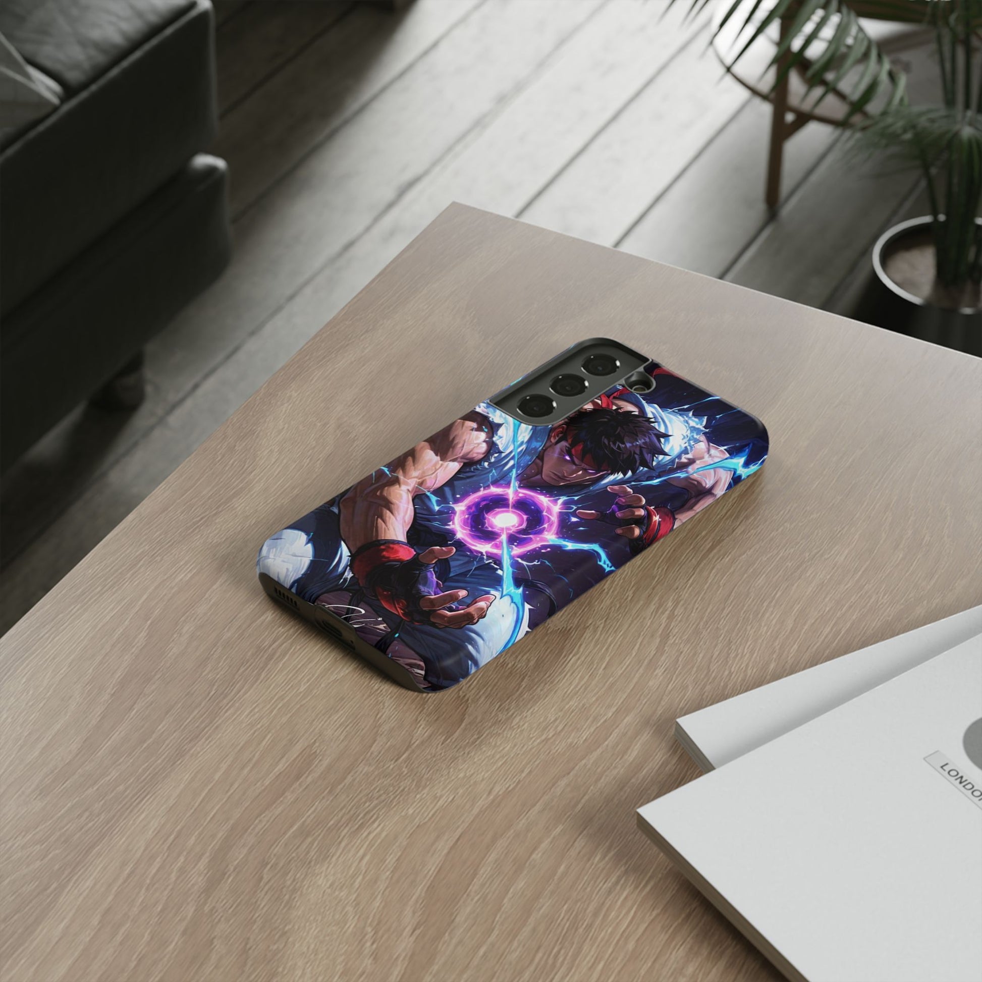 Street Fighter Ryu Gamer Art Tough Cases for iPhones, Samsung, and Pixel