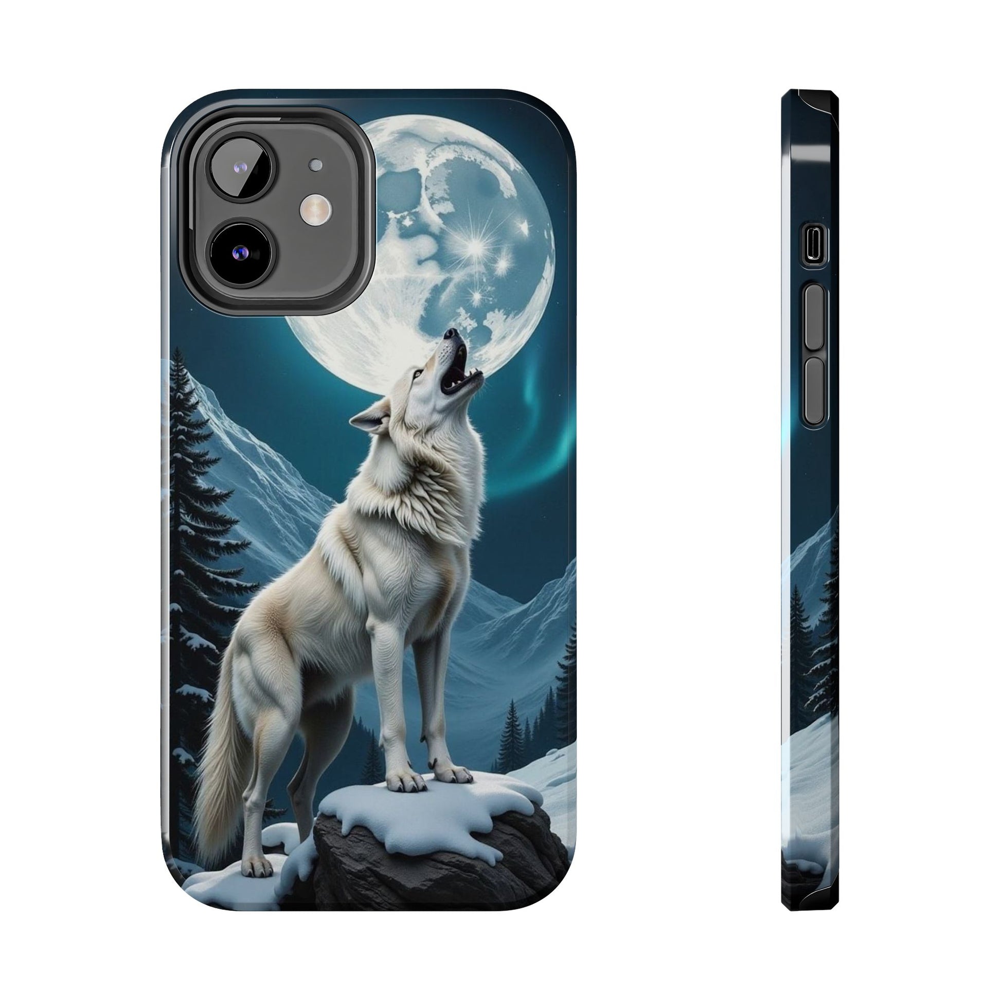 Howling Wolf Theme Phone Cases for iPhones & Samsung Phones