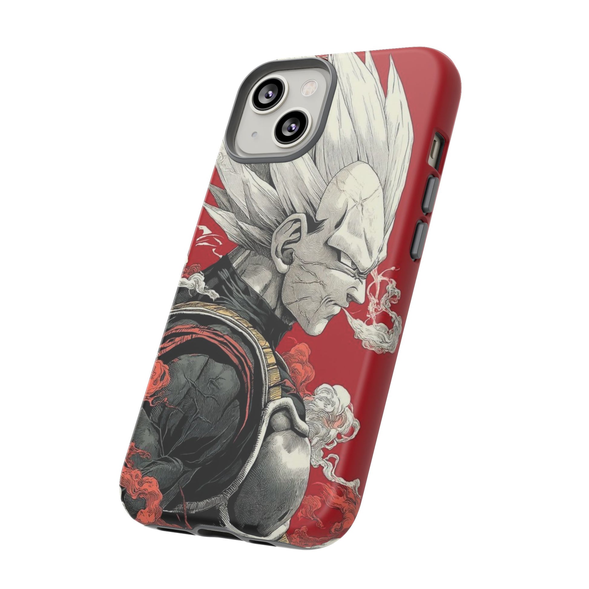Dragon Ball Z Vegeta Anime Tough Cases for iPhones, Samsung, and Pixel