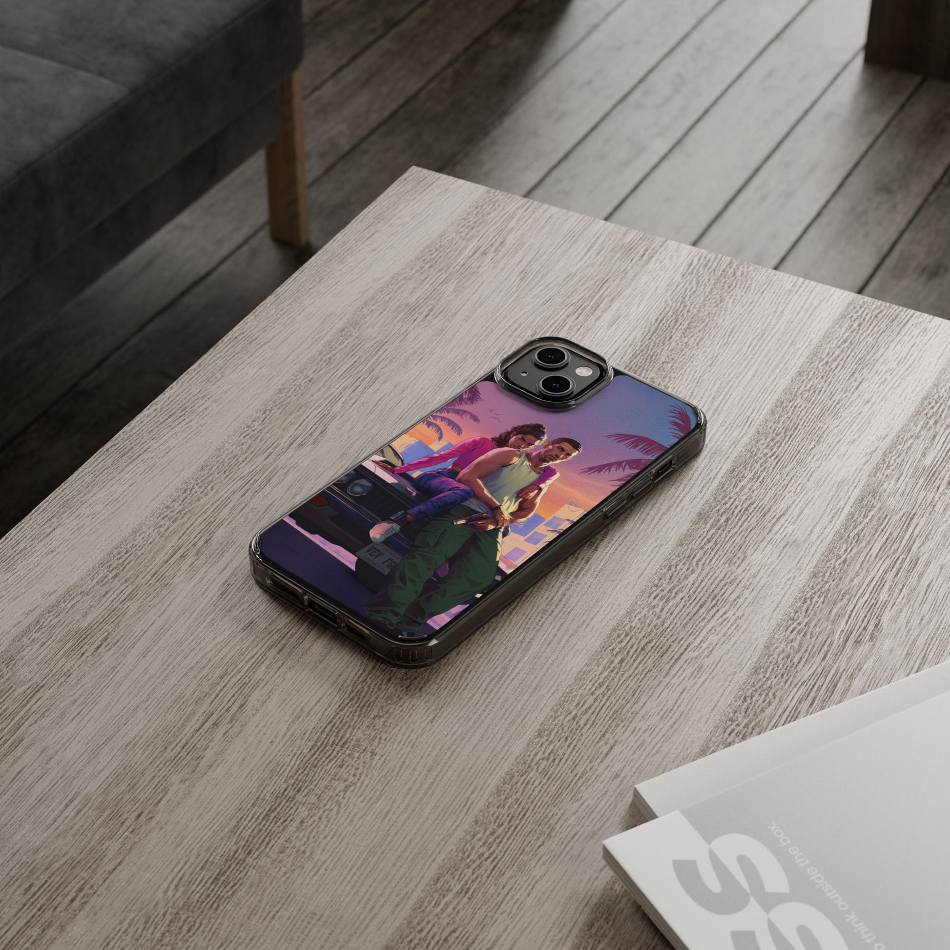 Grand Theft Game inspired Protective Iphone and Samsung case