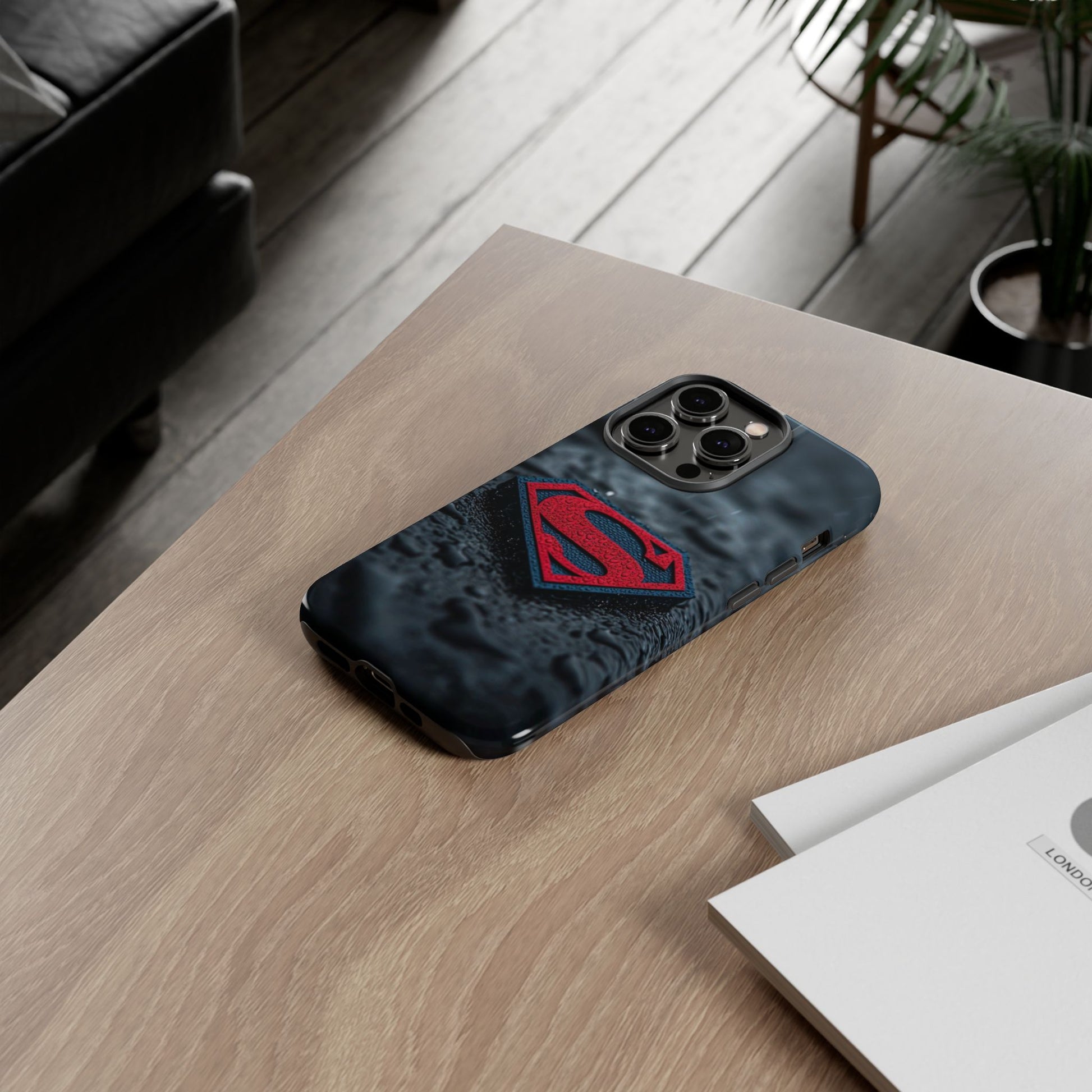 Superman Logo Tough Cases for iPhones, Samsung, and Pixel