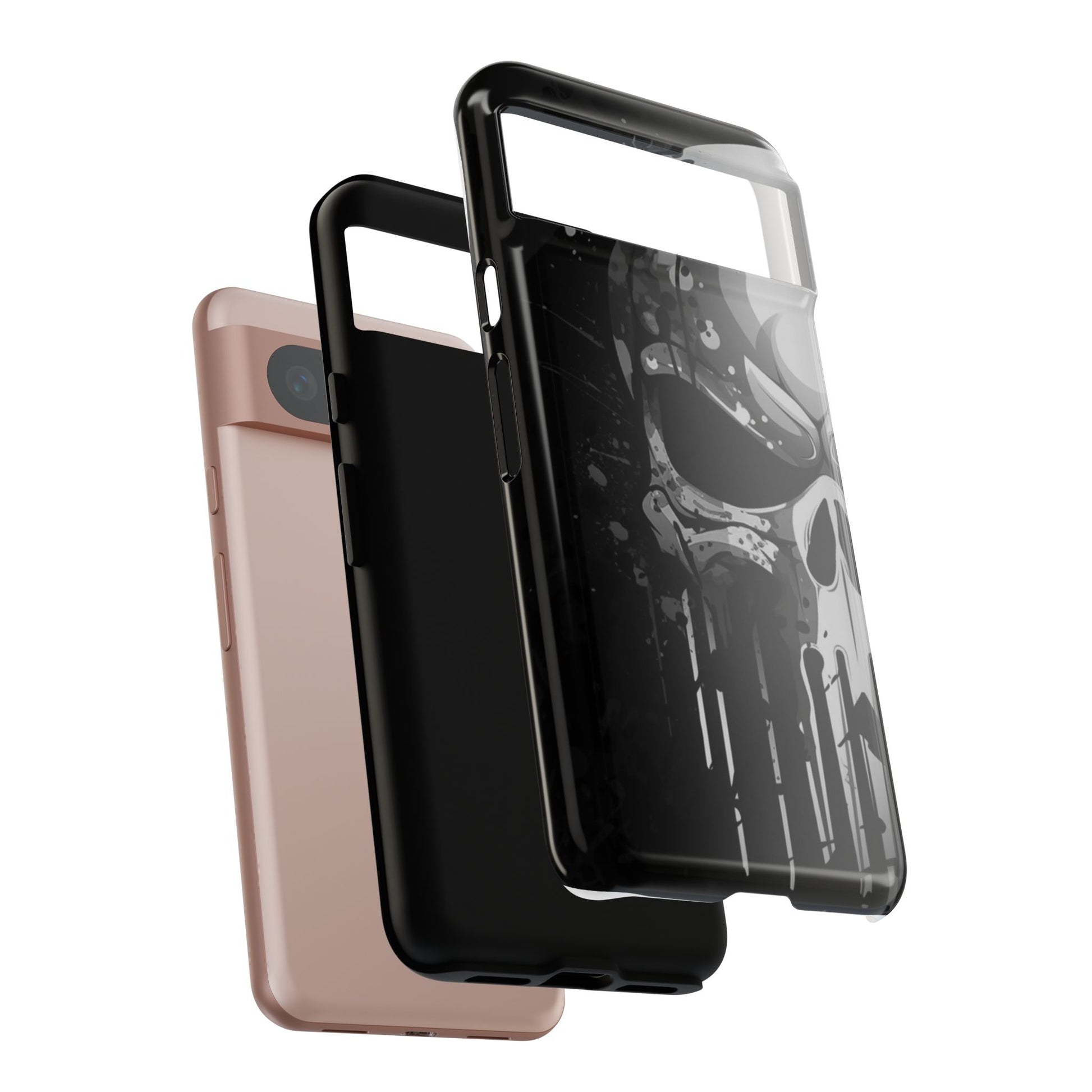 Punisher Skull Tough Cases for iPhones, Samsung, and Pixel