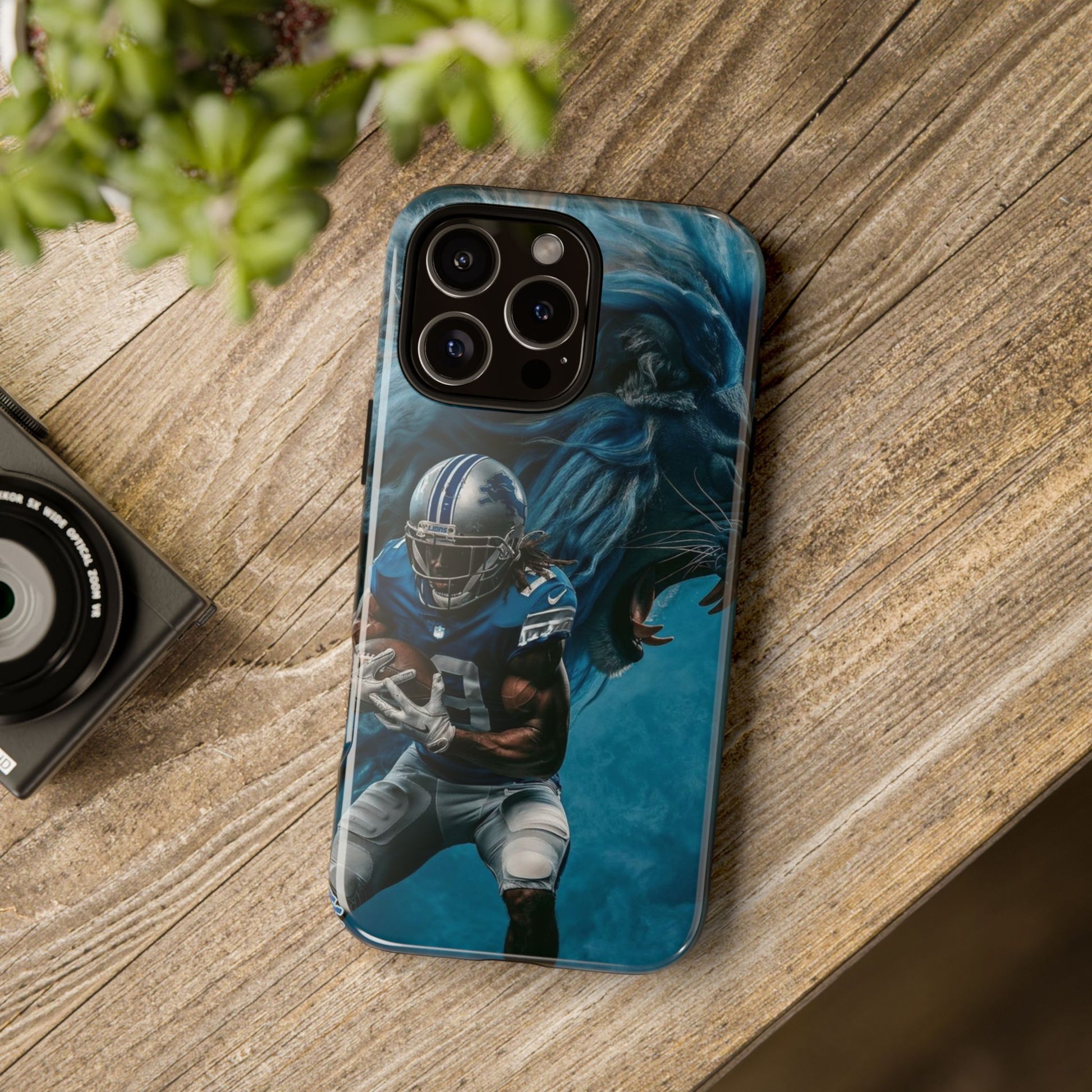 Detroit Lions Player Football Phone Case, Tough Cases for iPhones, Samsung, and Pixel
