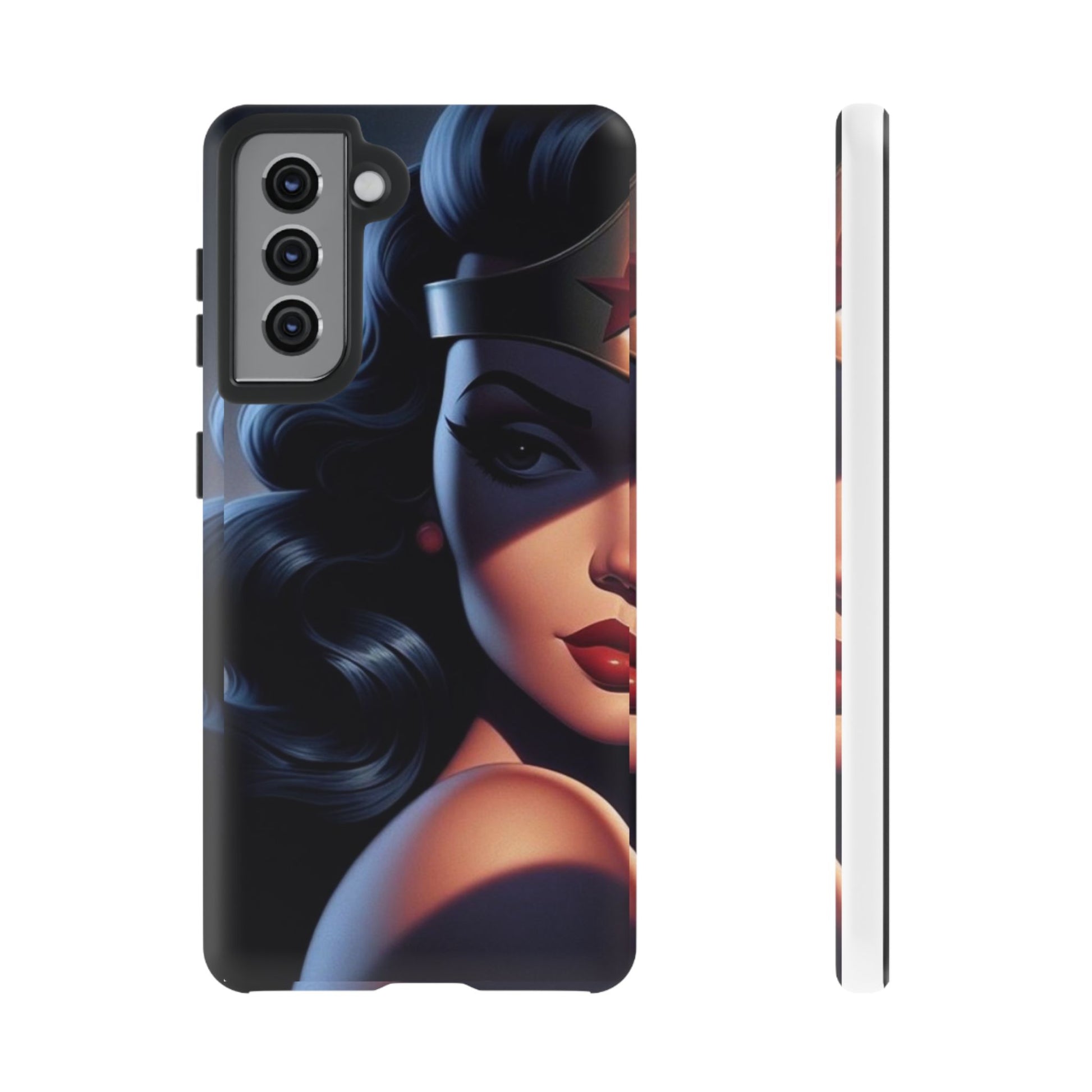 Classic Comics Wonder Woman Tough Cases for iPhones, Samsung, and Pixel