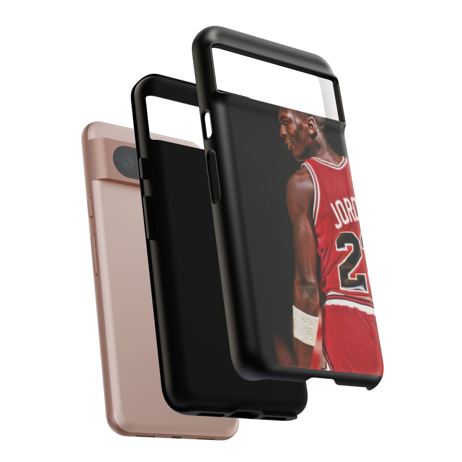 Basketball Legend Michael Jordan Tough Cases for iPhones, Samsung, and Pixel