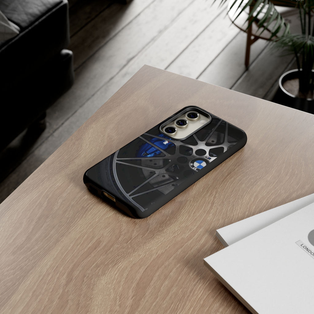 BMW M3 Racing Wheels Tough Cases for iPhones, Samsung, and Pixel