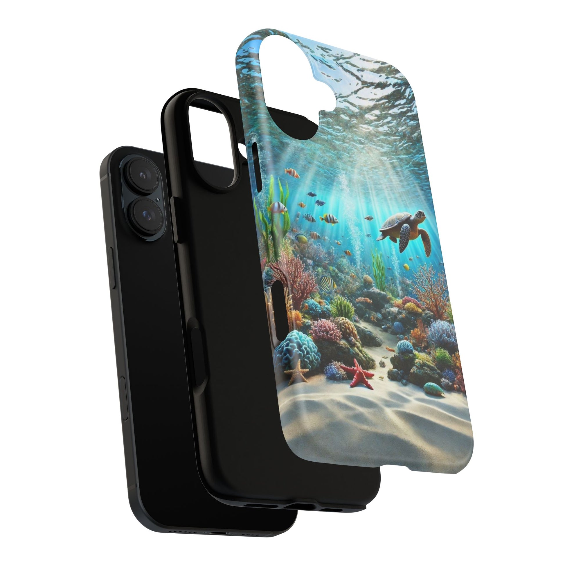 Under Sea Landscape Tough Cases for iPhones, Samsung, and Pixel