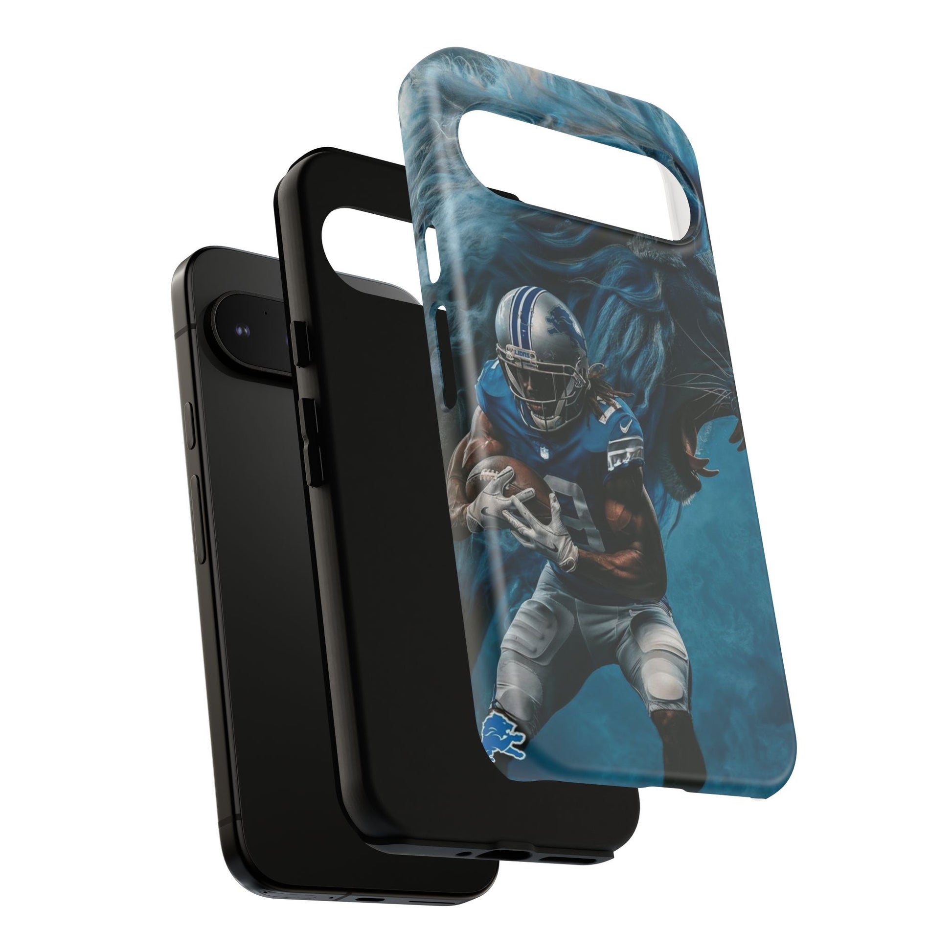 Detroit Lions Player Football Phone Case, Tough Cases for iPhones, Samsung, and Pixel