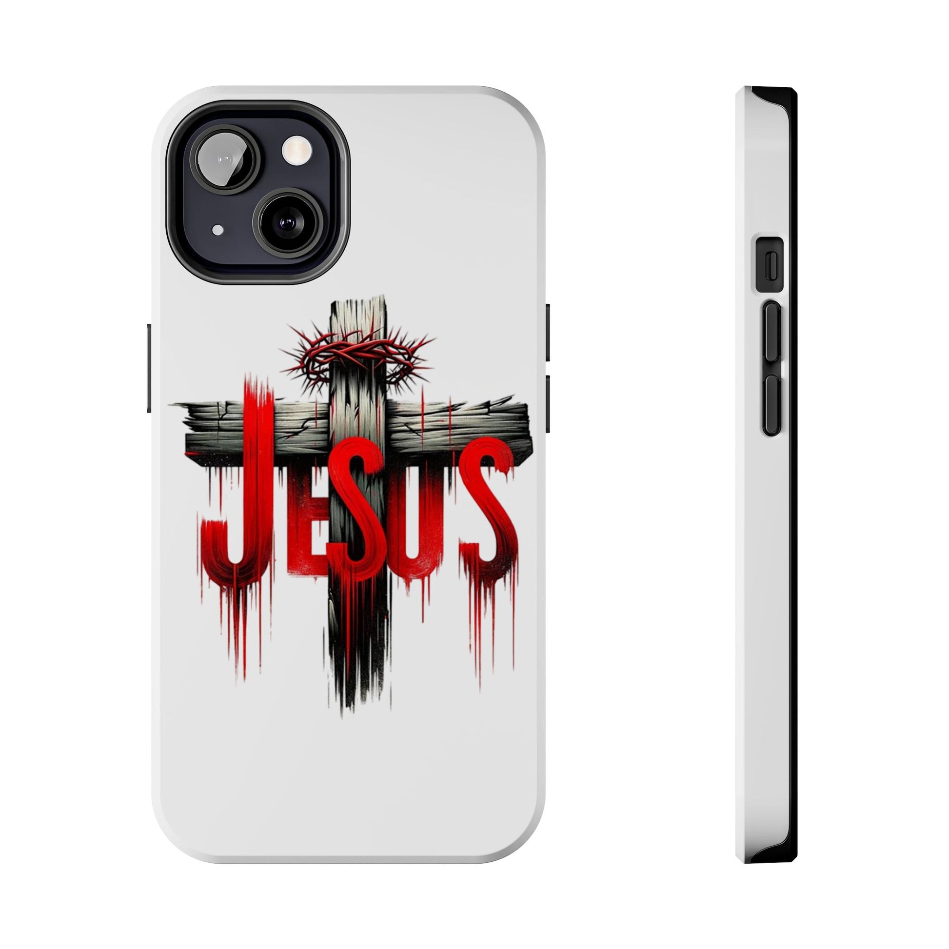 Jesus Cross and Crown Christian Theme Phone Cases for iPhones & Samsung Phones