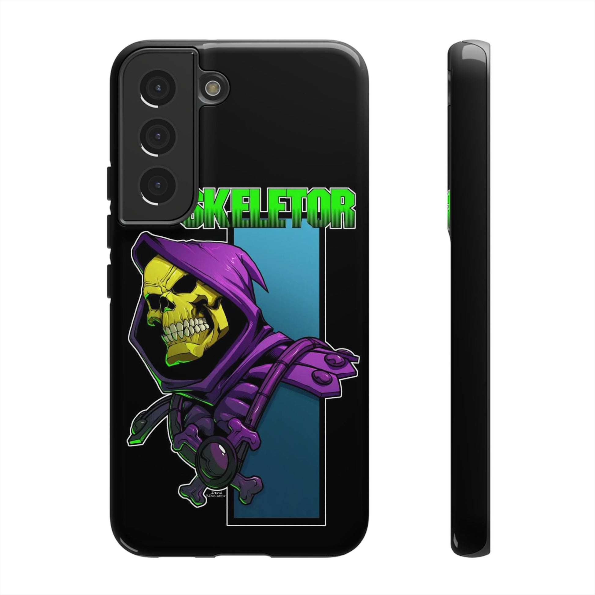 Skeletor Tough Cases for iPhones, Samsung, and Pixel