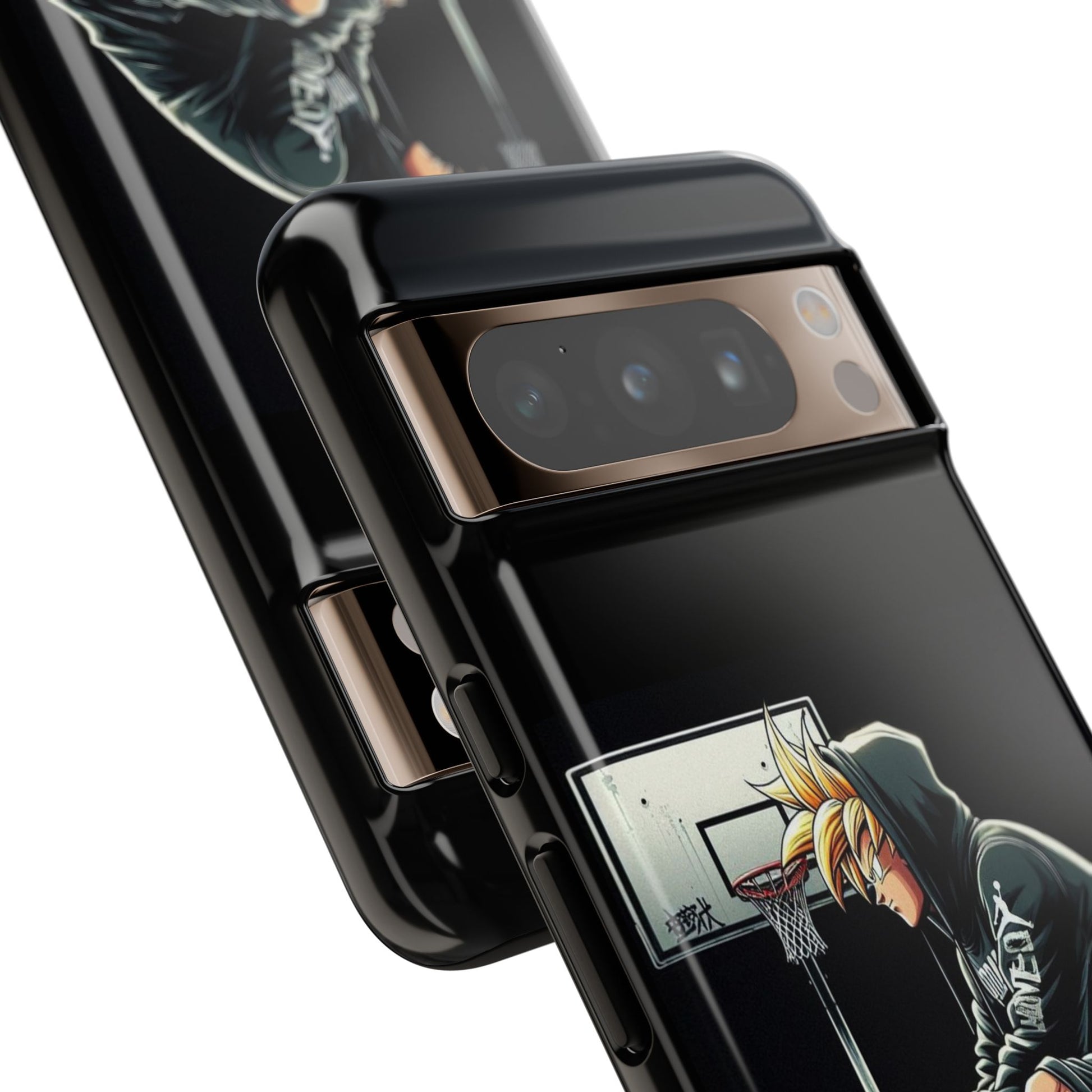 Son Goku Basketball Tough Cases for iPhones, Samsung, and Pixel