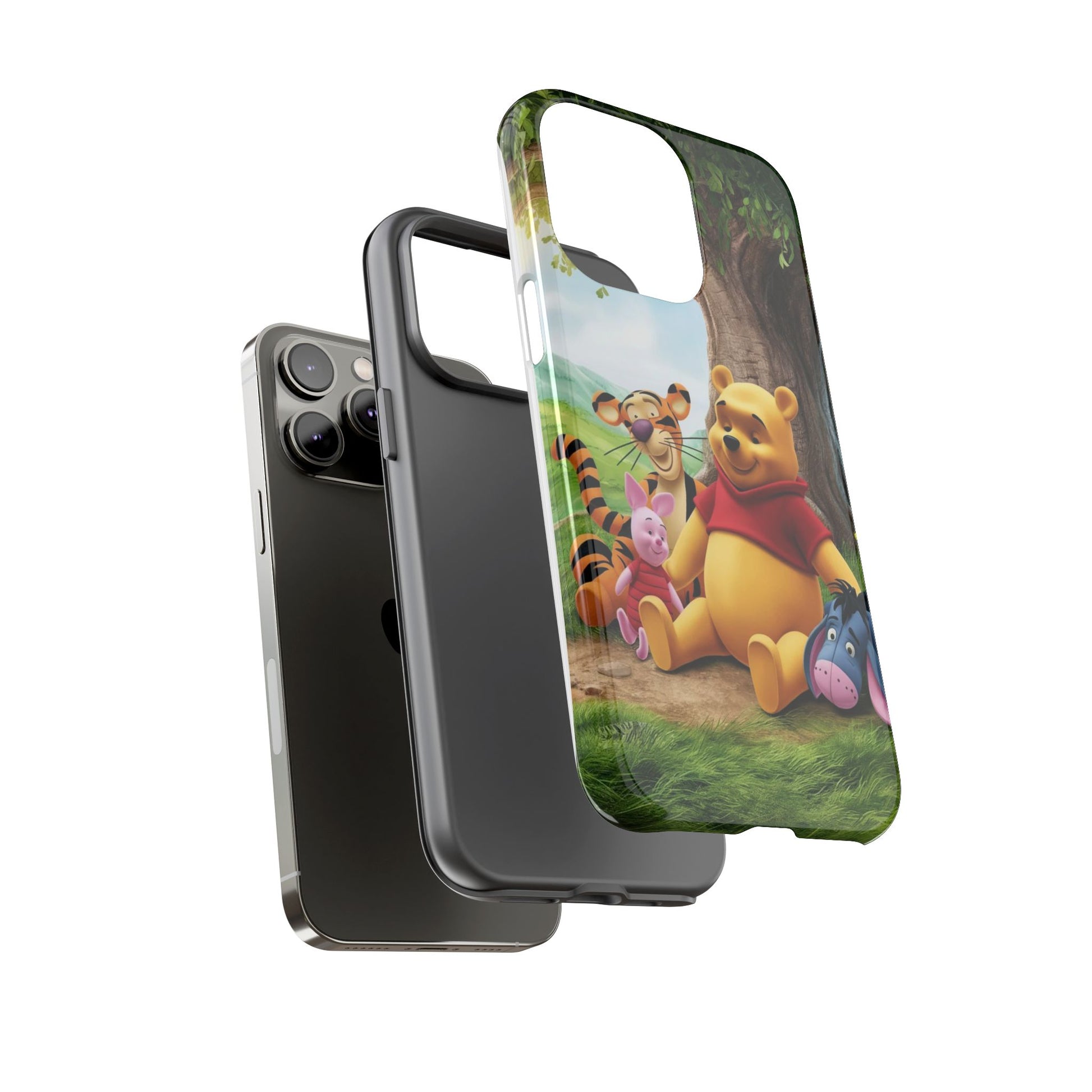 Cute Pooh Bear Phone Case, Tough Cases, Disney Phone for iPhones, Samsung, and Pixel