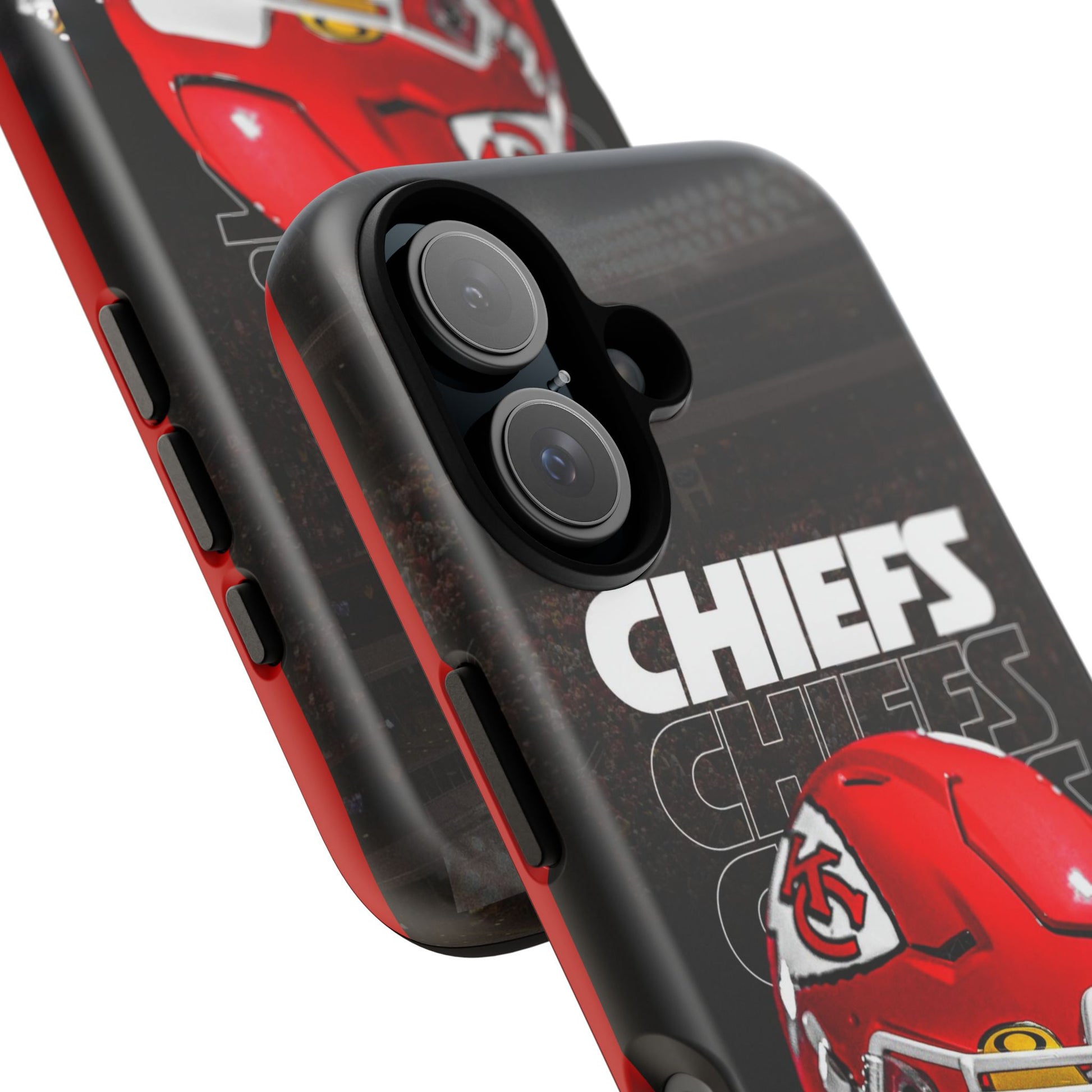 Kansas City Chiefs Football Helmet Logo Tough Cases for iPhones, Samsung, and Pixel